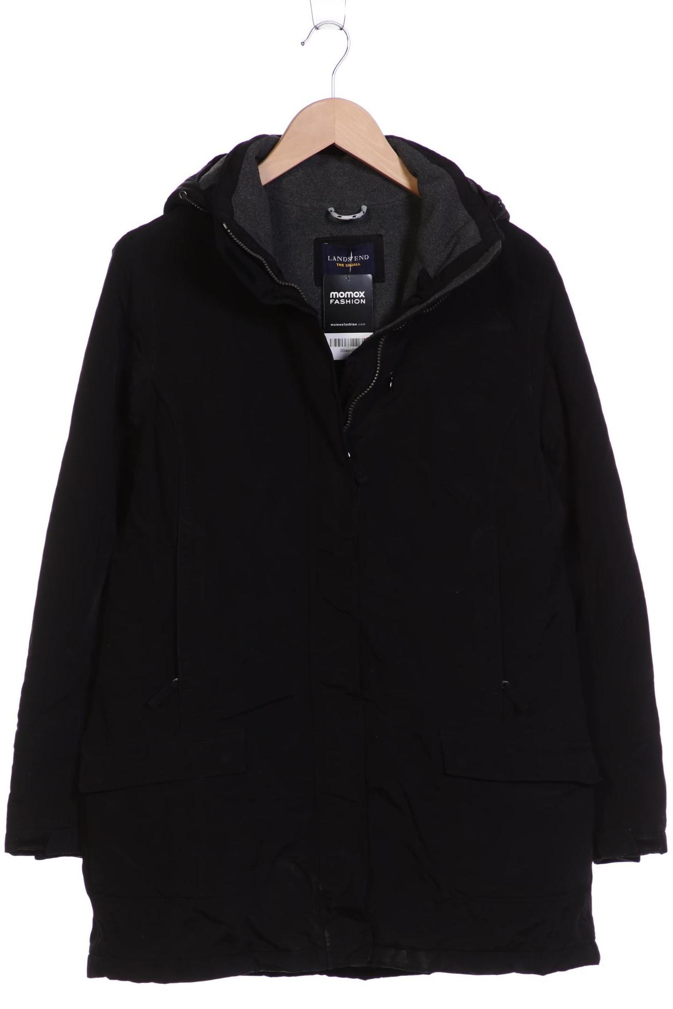 

Lands End Damen Mantel, schwarz