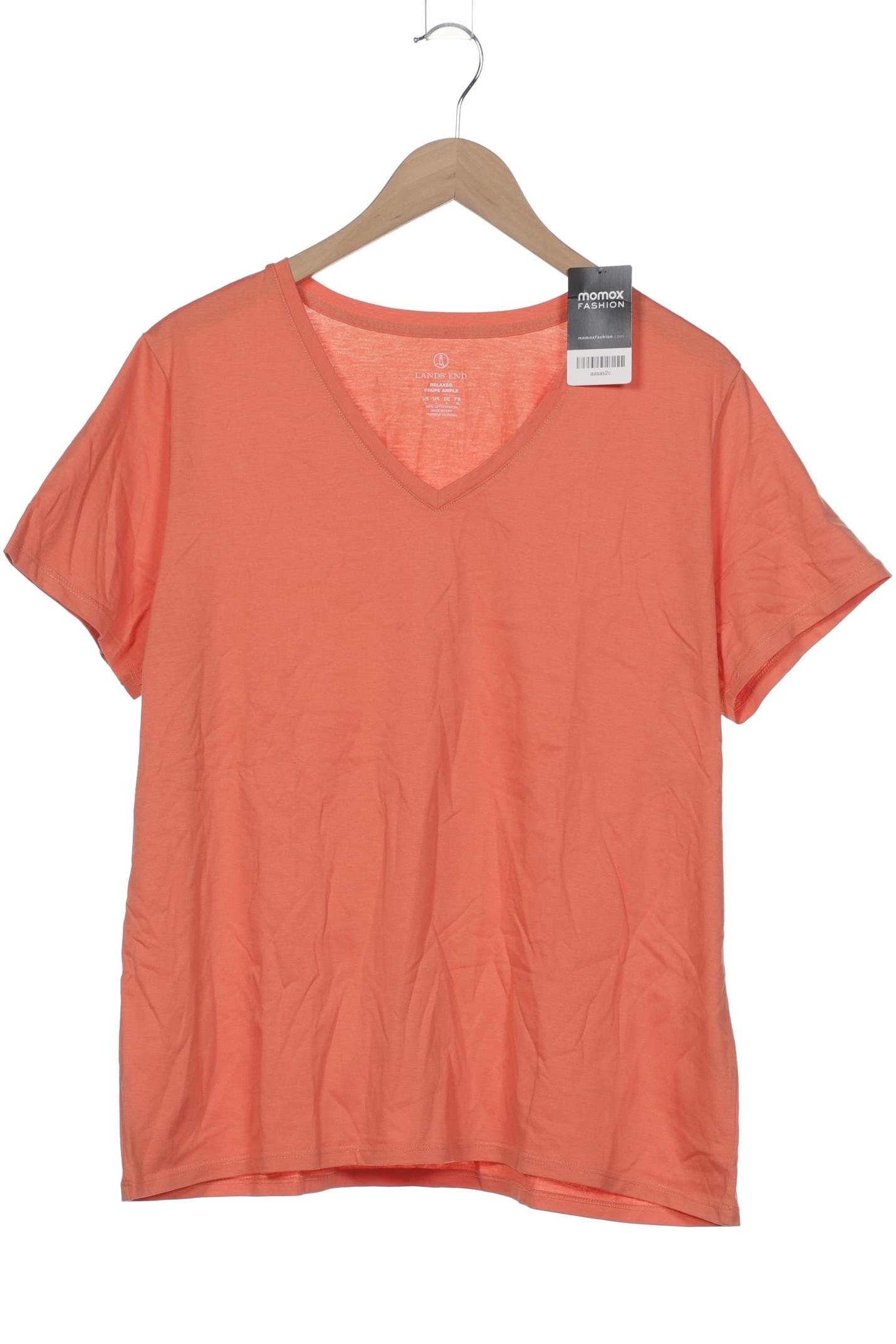 

Lands End Damen T-Shirt, orange, Gr. 42