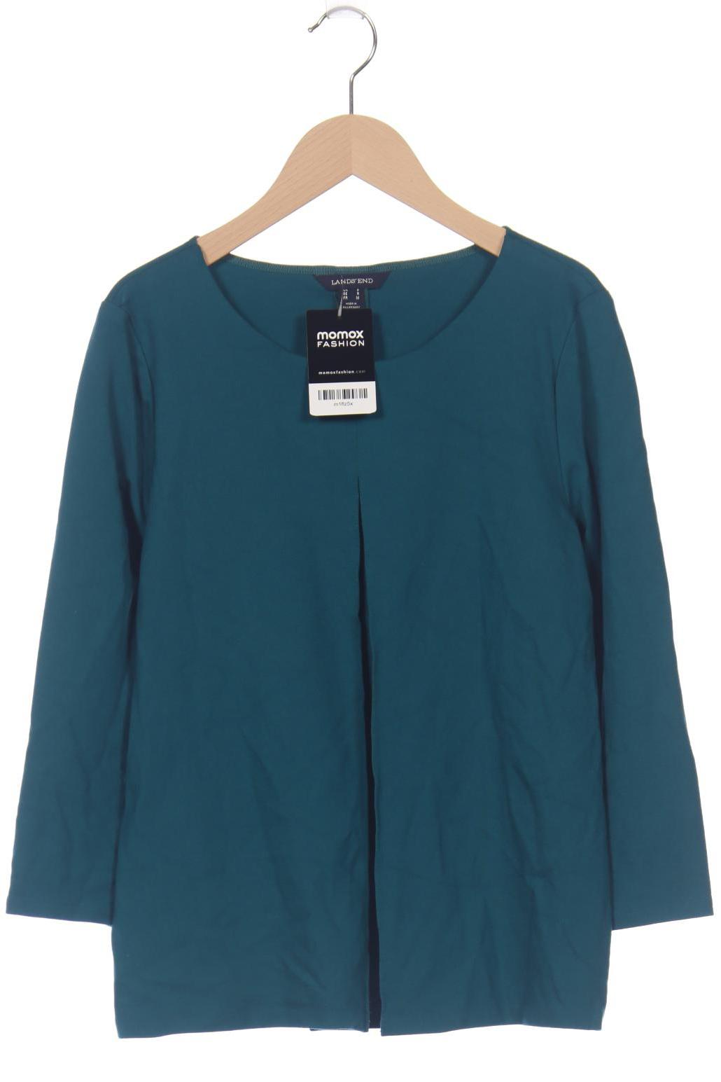 

Lands End Damen Langarmshirt, türkis, Gr. 36