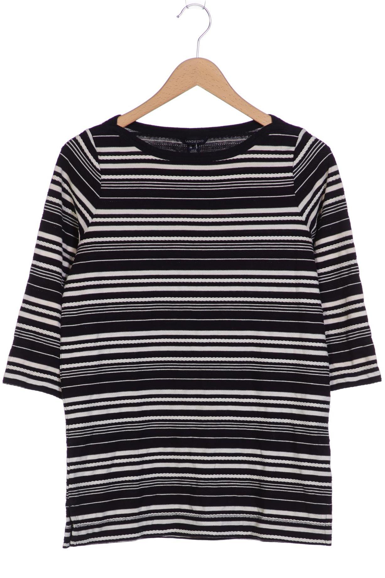 

Lands End Damen Langarmshirt, marineblau, Gr. 34