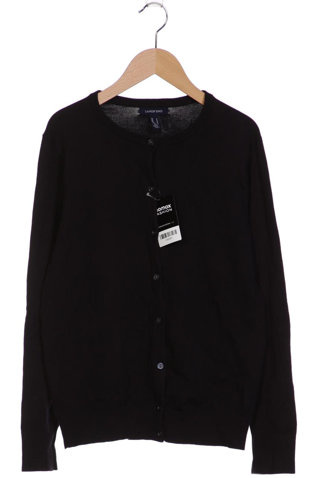 

Lands End Damen Strickjacke, schwarz, Gr. 36