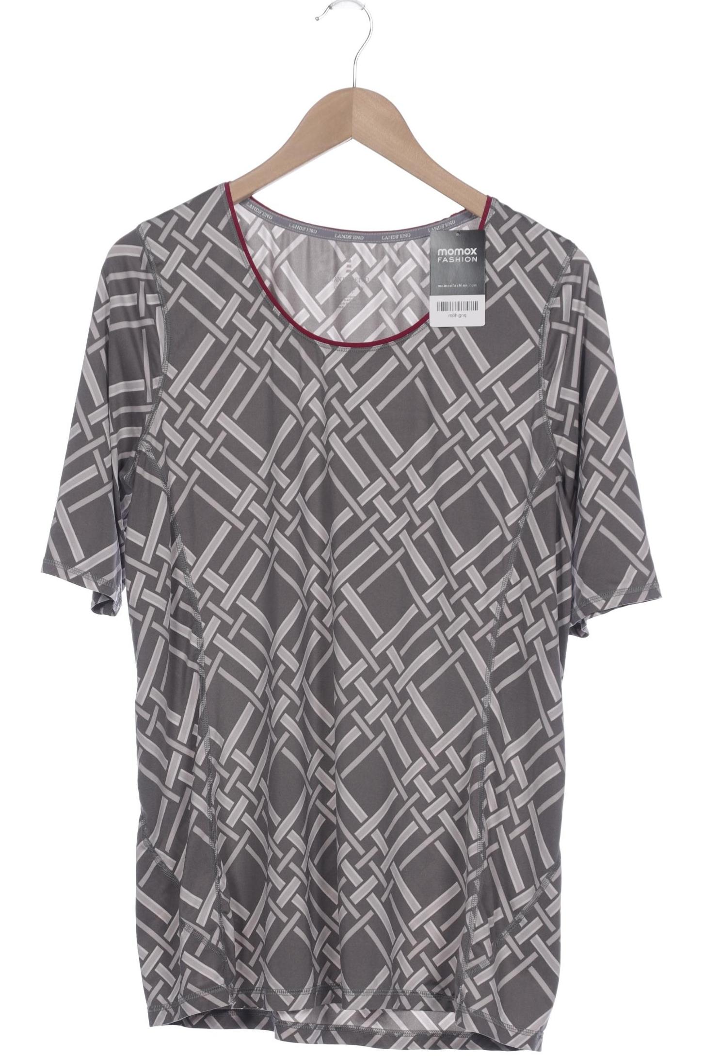 

Lands End Damen T-Shirt, grau, Gr. 42