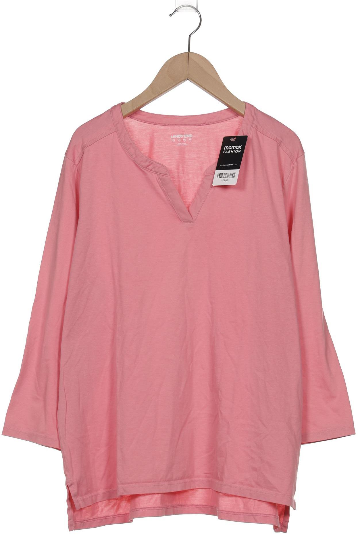 

Lands End Damen Langarmshirt, pink, Gr. 42