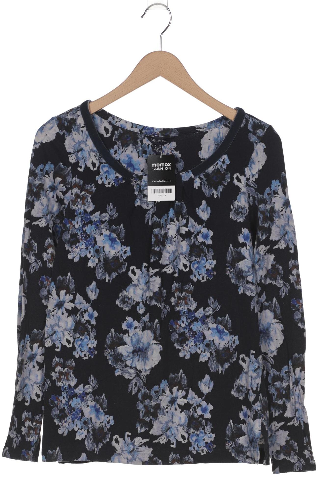 

Lands End Damen Langarmshirt, marineblau, Gr. 36