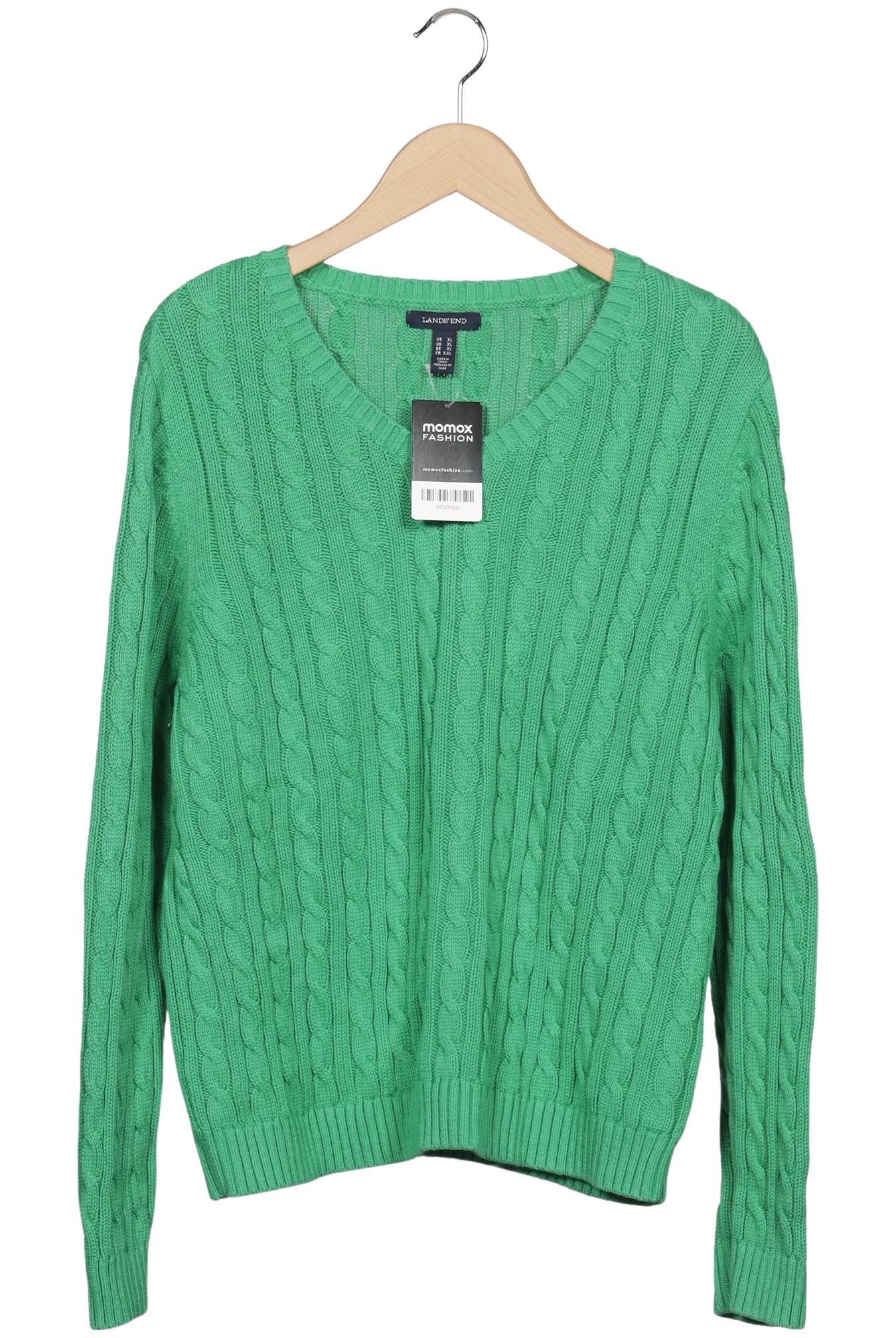 

Lands End Damen Pullover, grün, Gr. 44