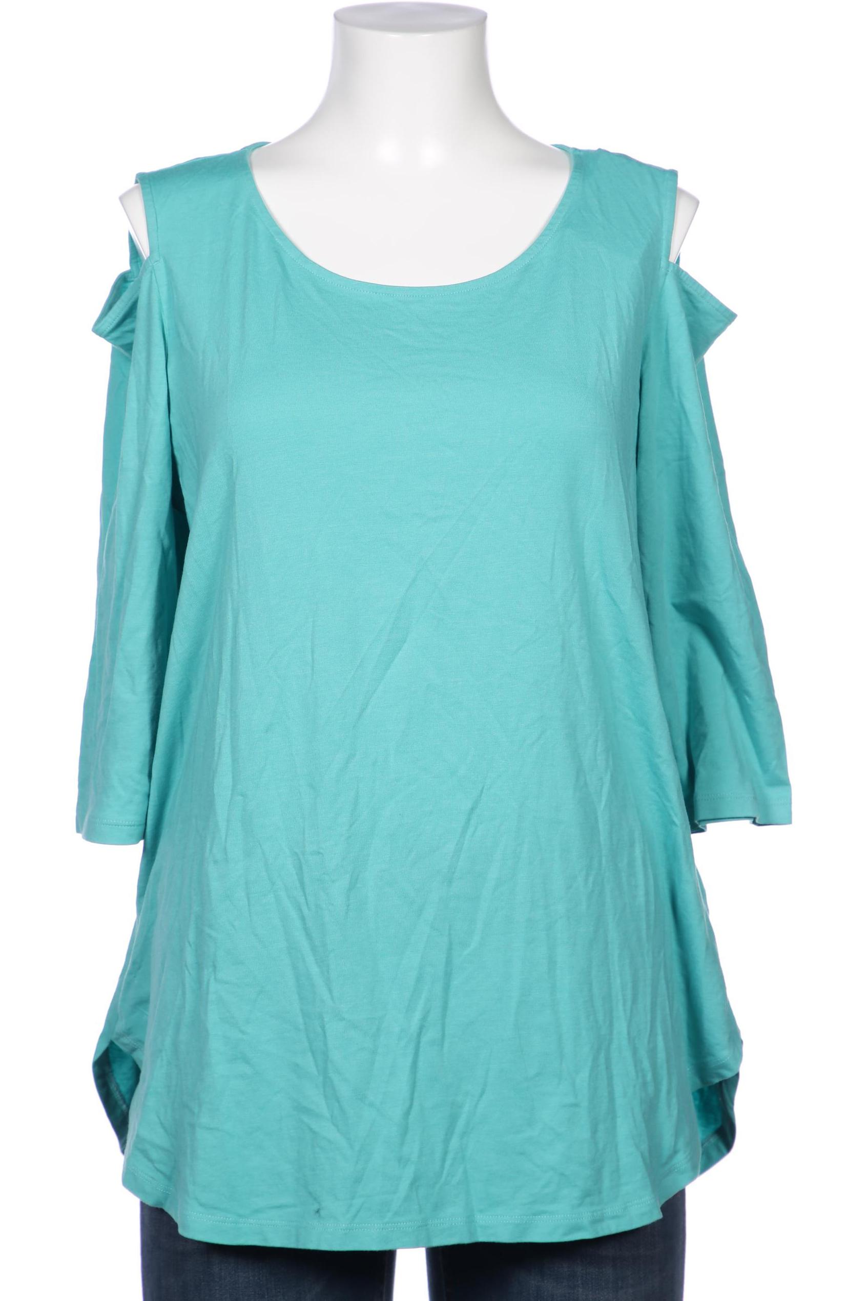 

Lands End Damen Langarmshirt, türkis, Gr. 42