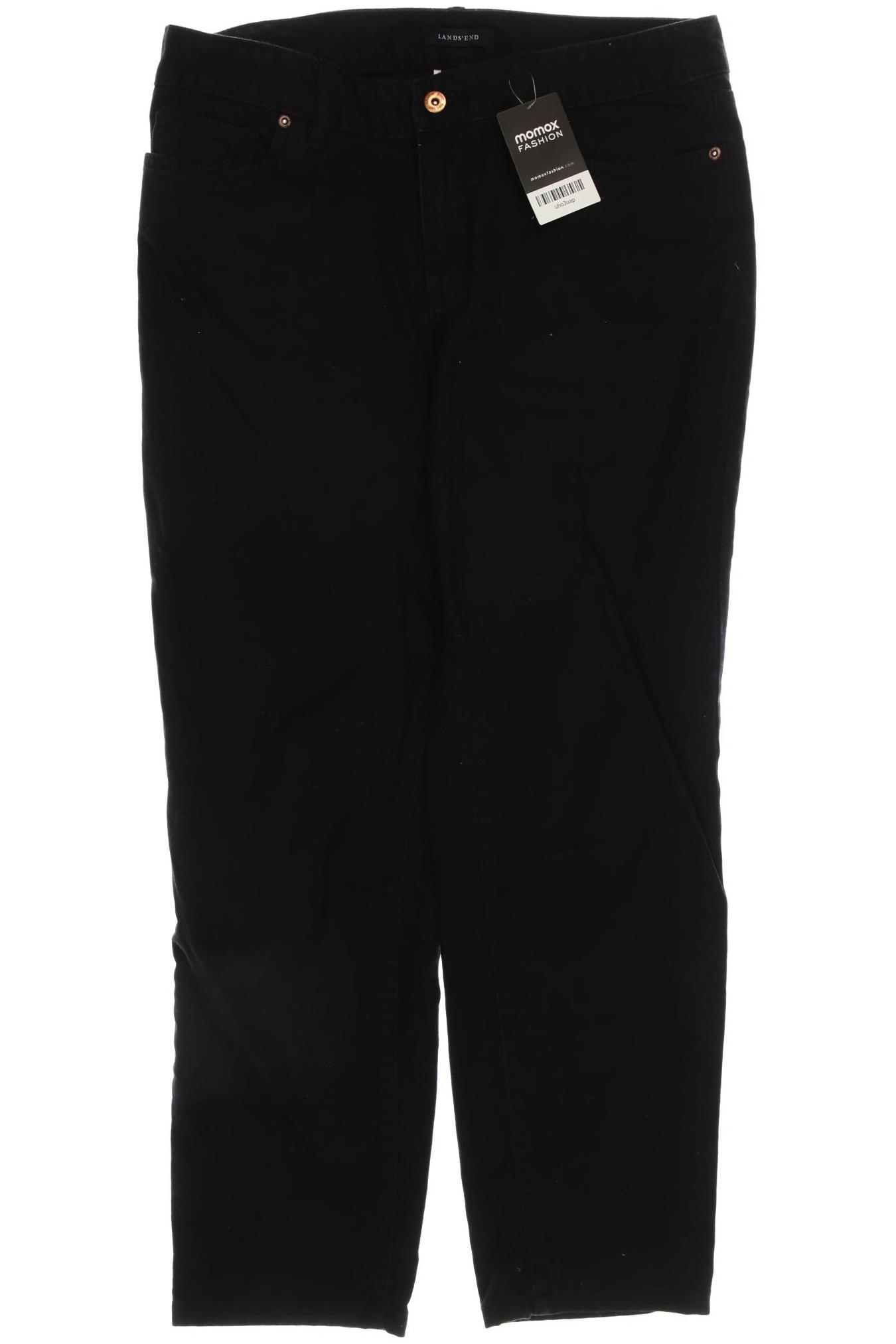 

Lands End Damen Jeans, schwarz