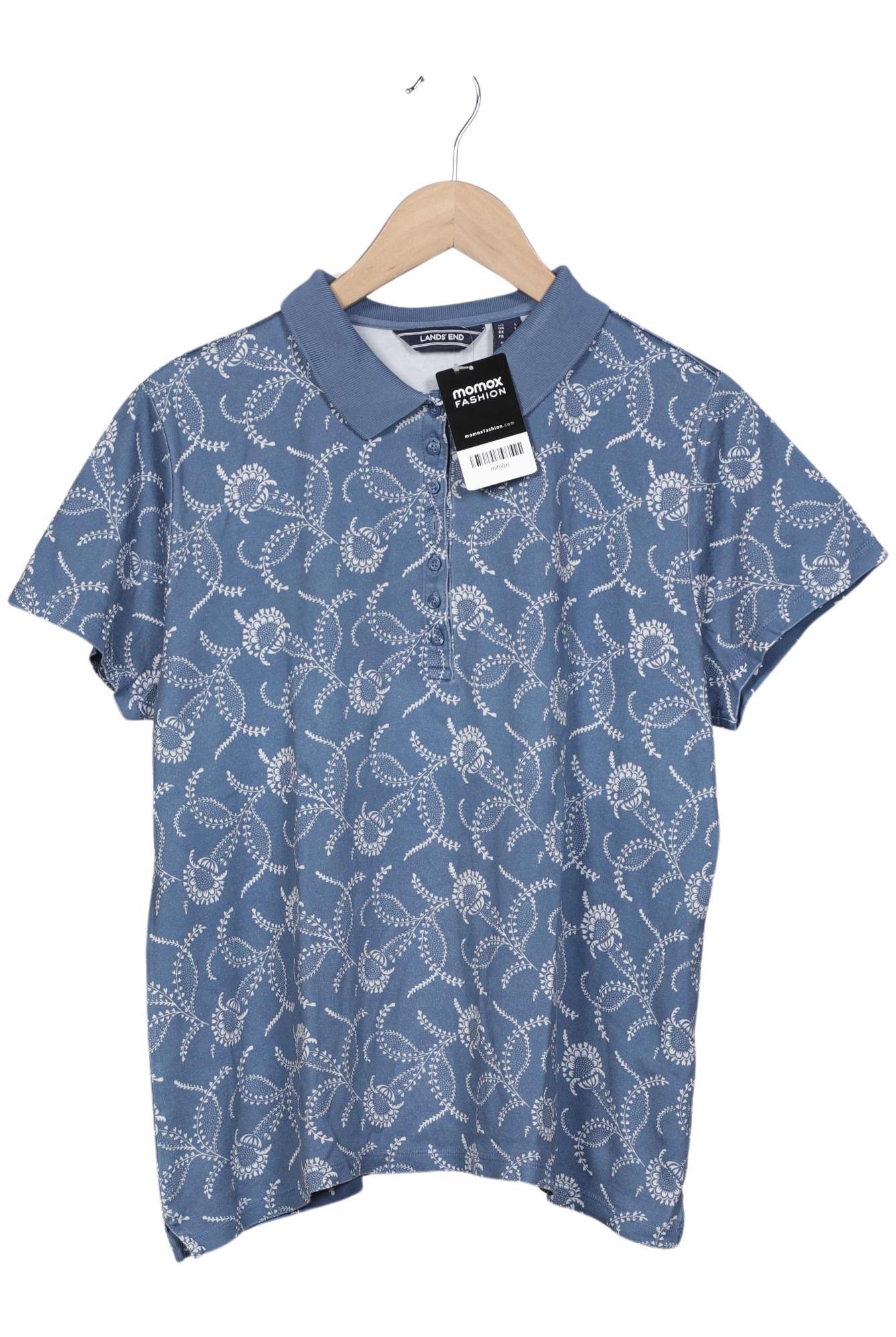 

Lands End Damen Poloshirt, blau, Gr. 42