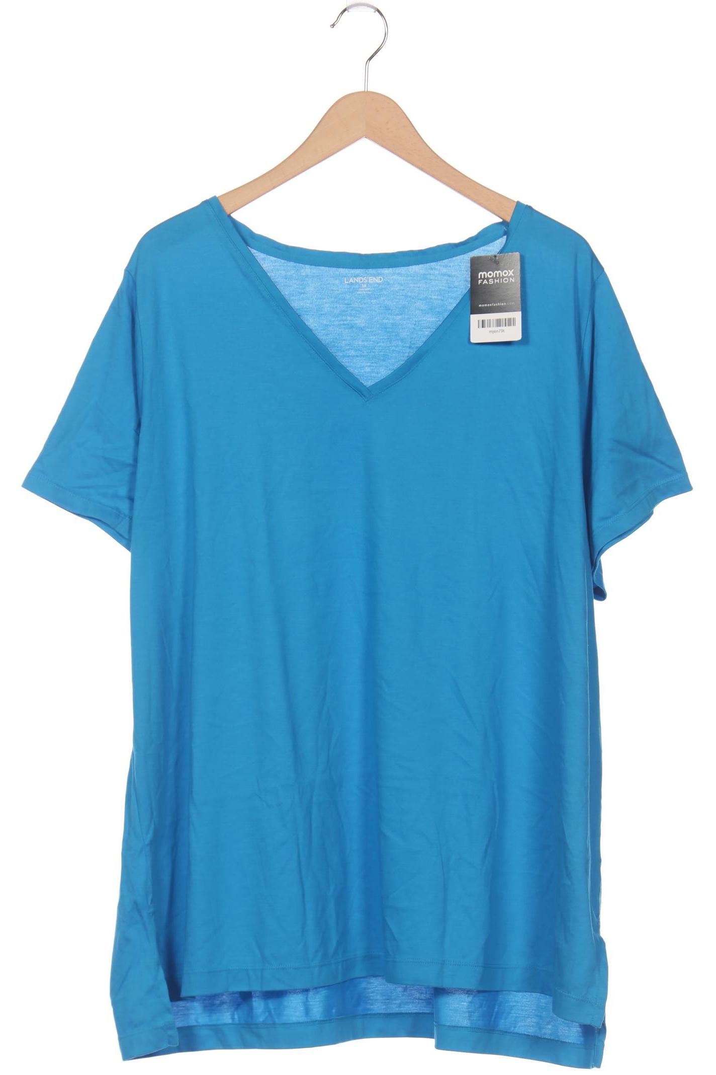 

Lands End Damen T-Shirt, blau, Gr. 48