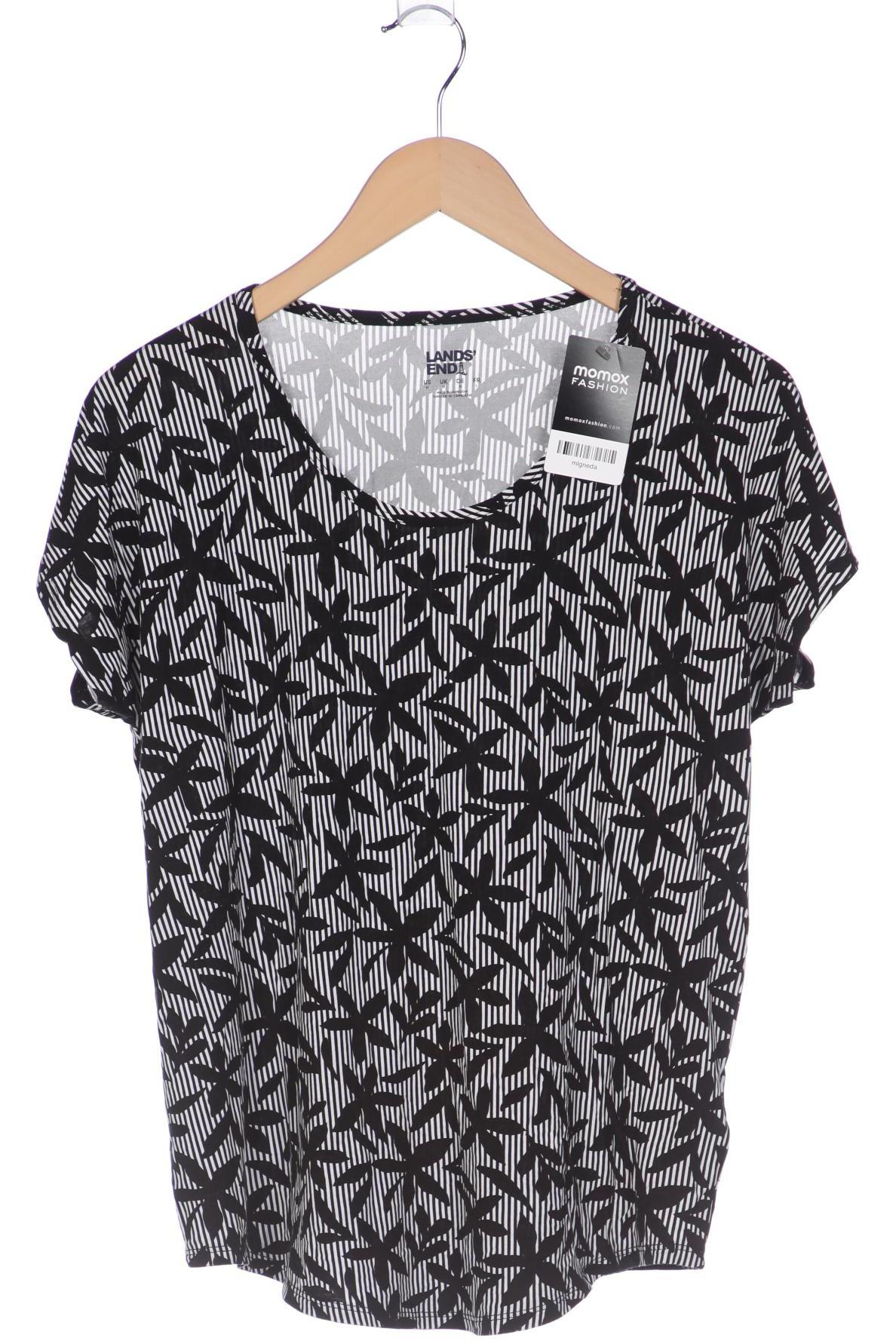 

Lands End Damen T-Shirt, schwarz