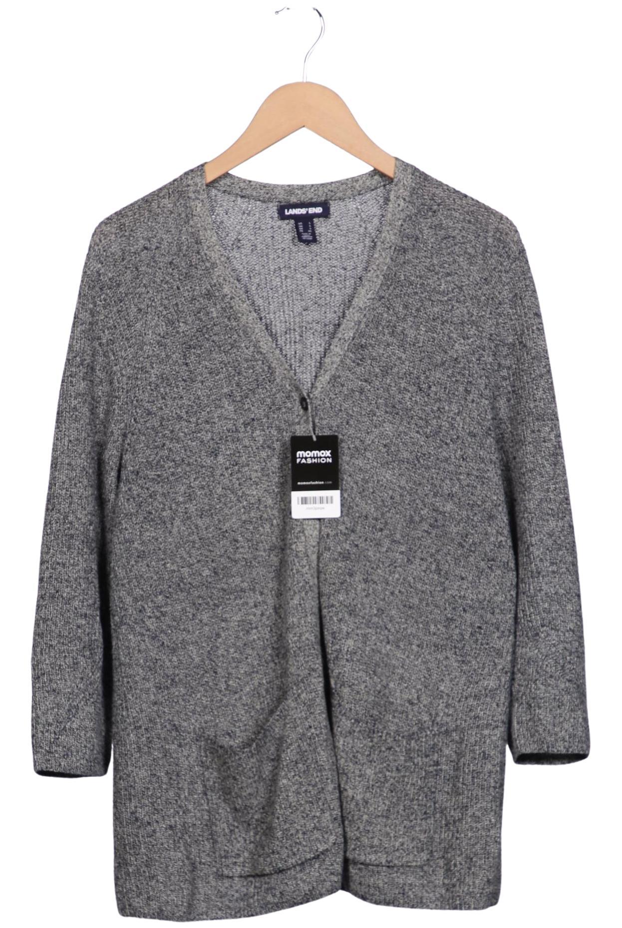 

Lands End Damen Strickjacke, grau, Gr. 42