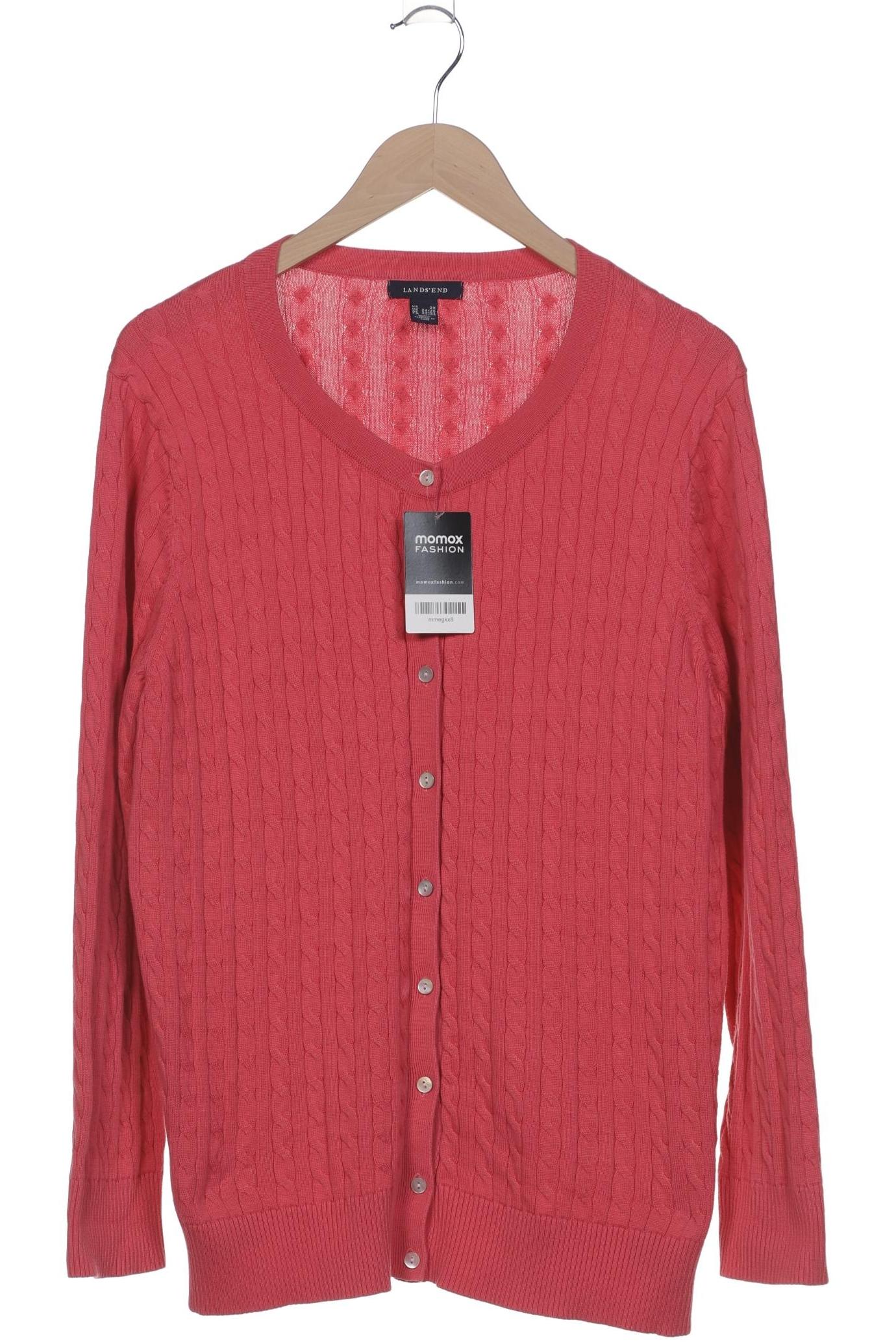 

Lands End Damen Strickjacke, pink, Gr. 52