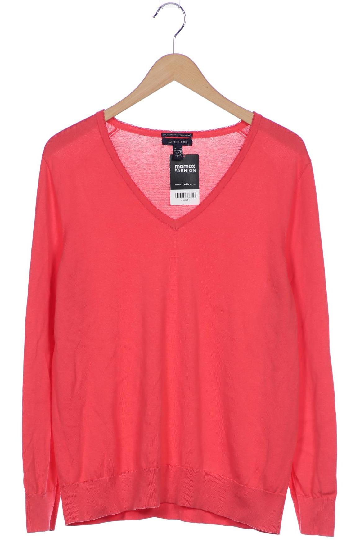 

Lands End Damen Pullover, pink, Gr. 50