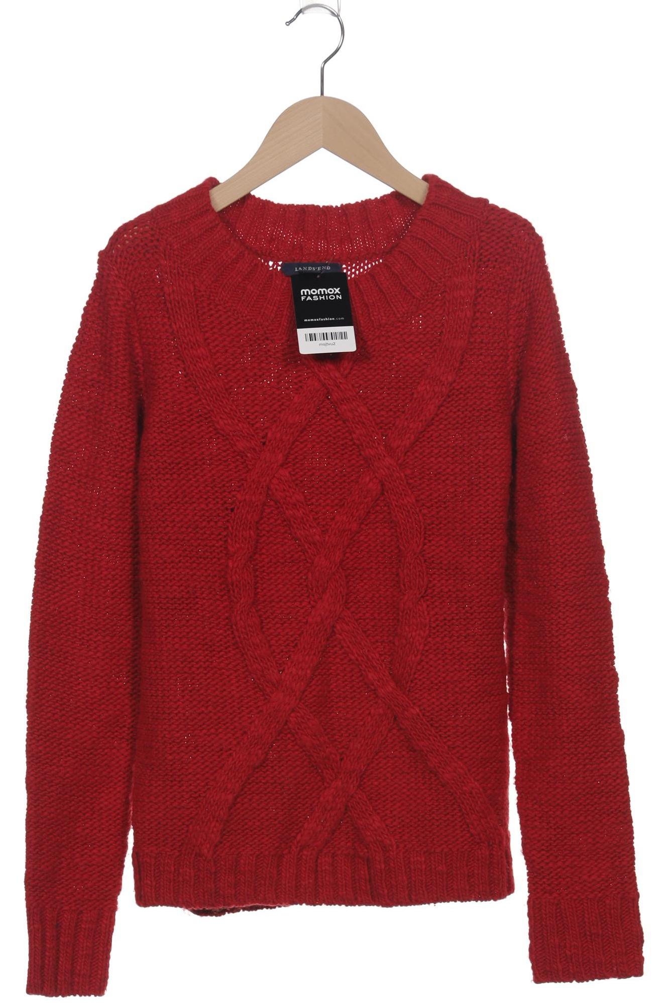 

Lands End Damen Pullover, rot, Gr. 36