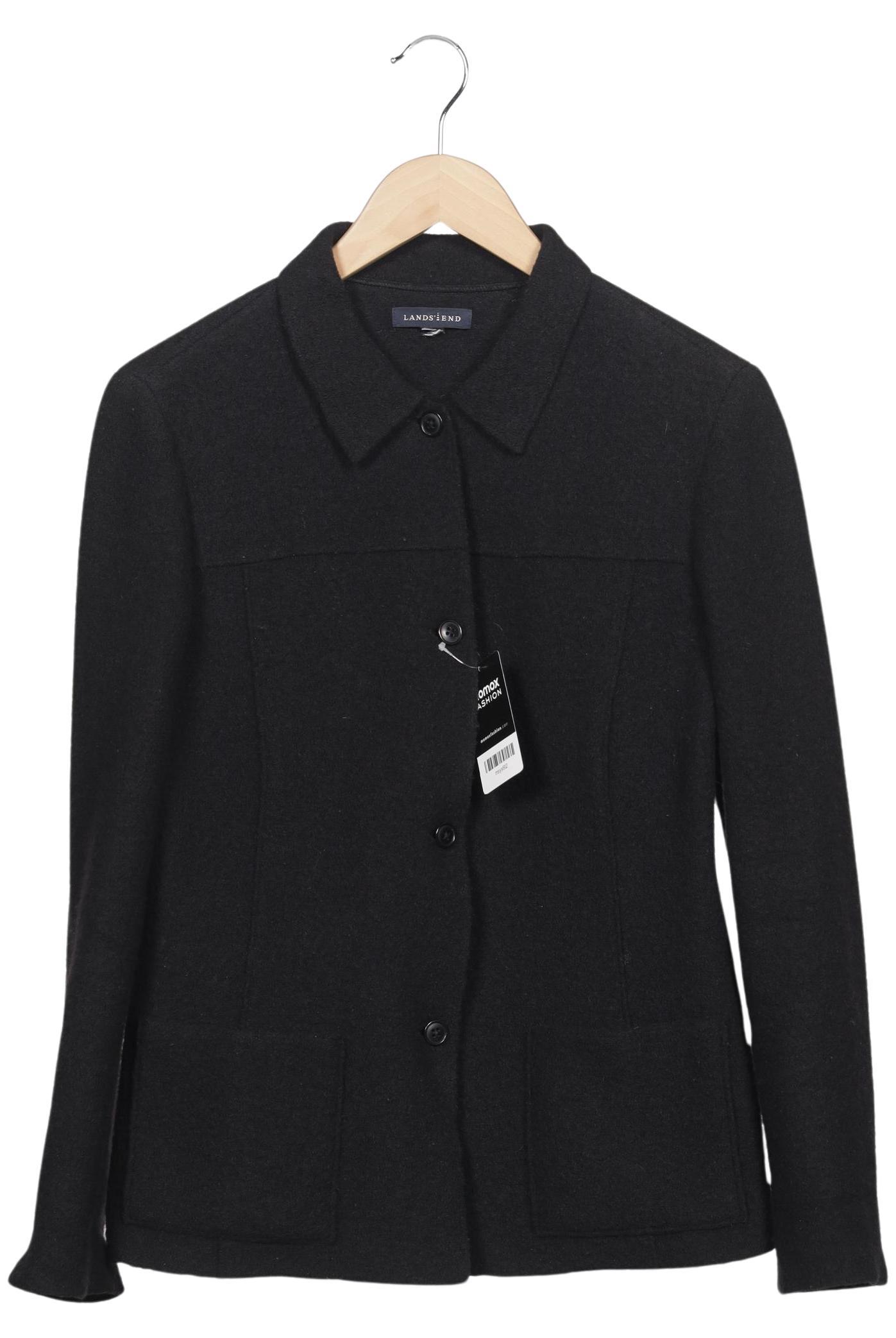 

Lands End Damen Strickjacke, schwarz, Gr. 44