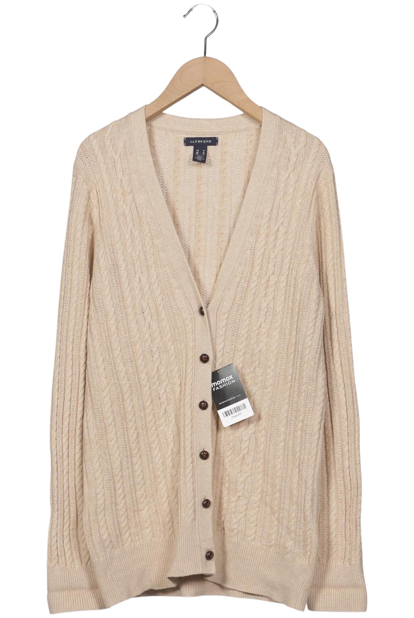 

Lands End Damen Strickjacke, beige, Gr. 38