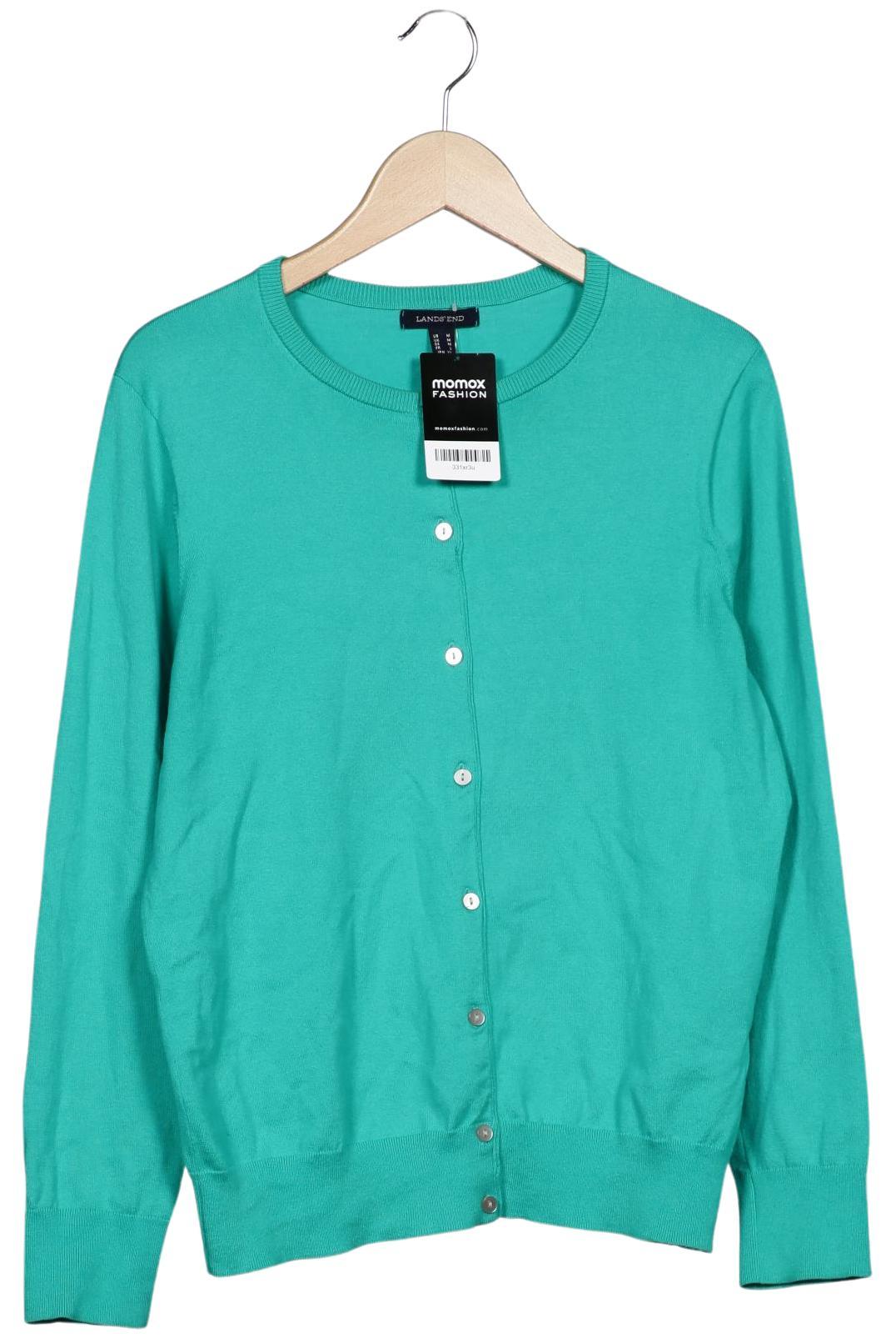 

Lands End Damen Pullover, türkis, Gr. 38
