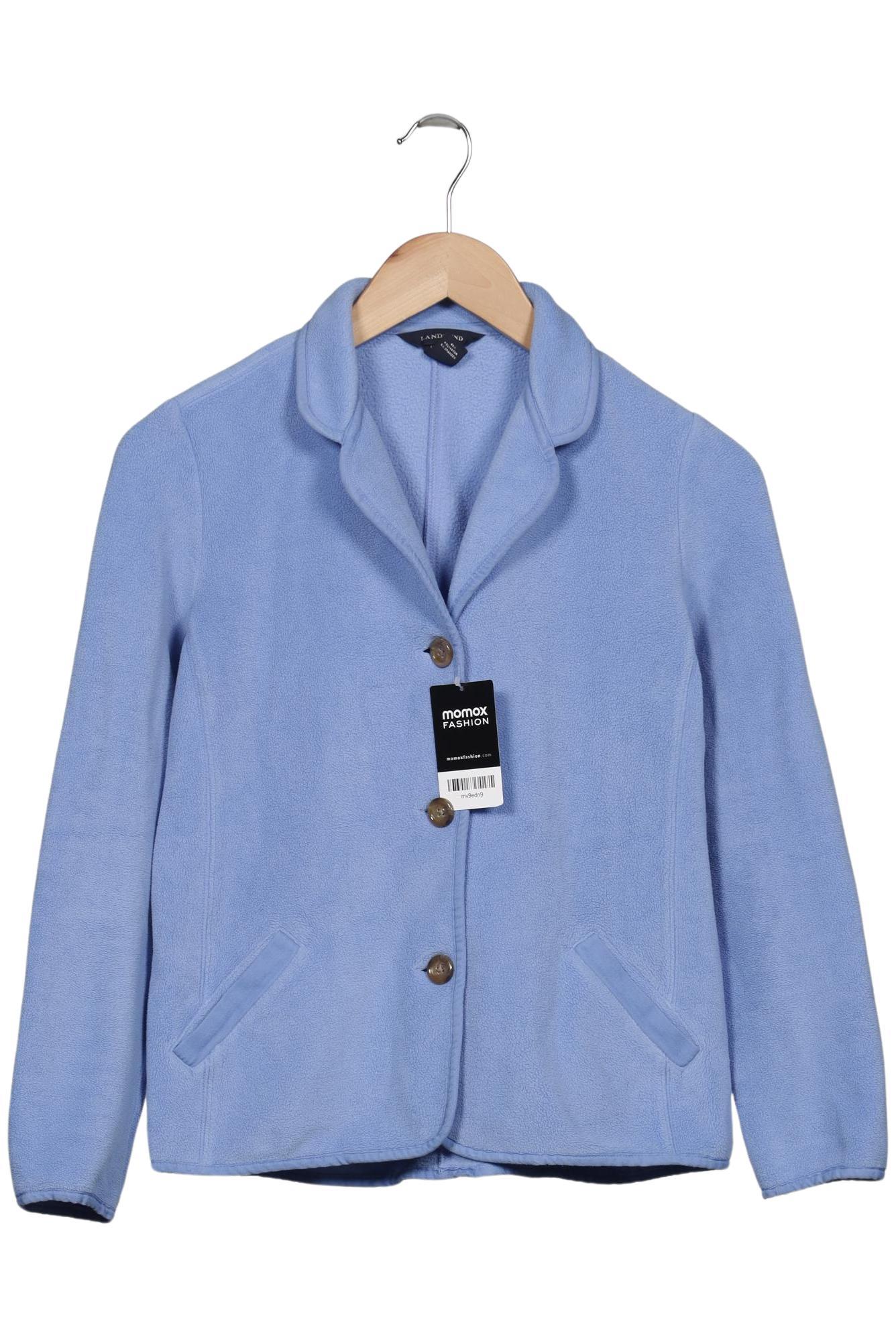 

Lands End Damen Strickjacke, blau, Gr. 36