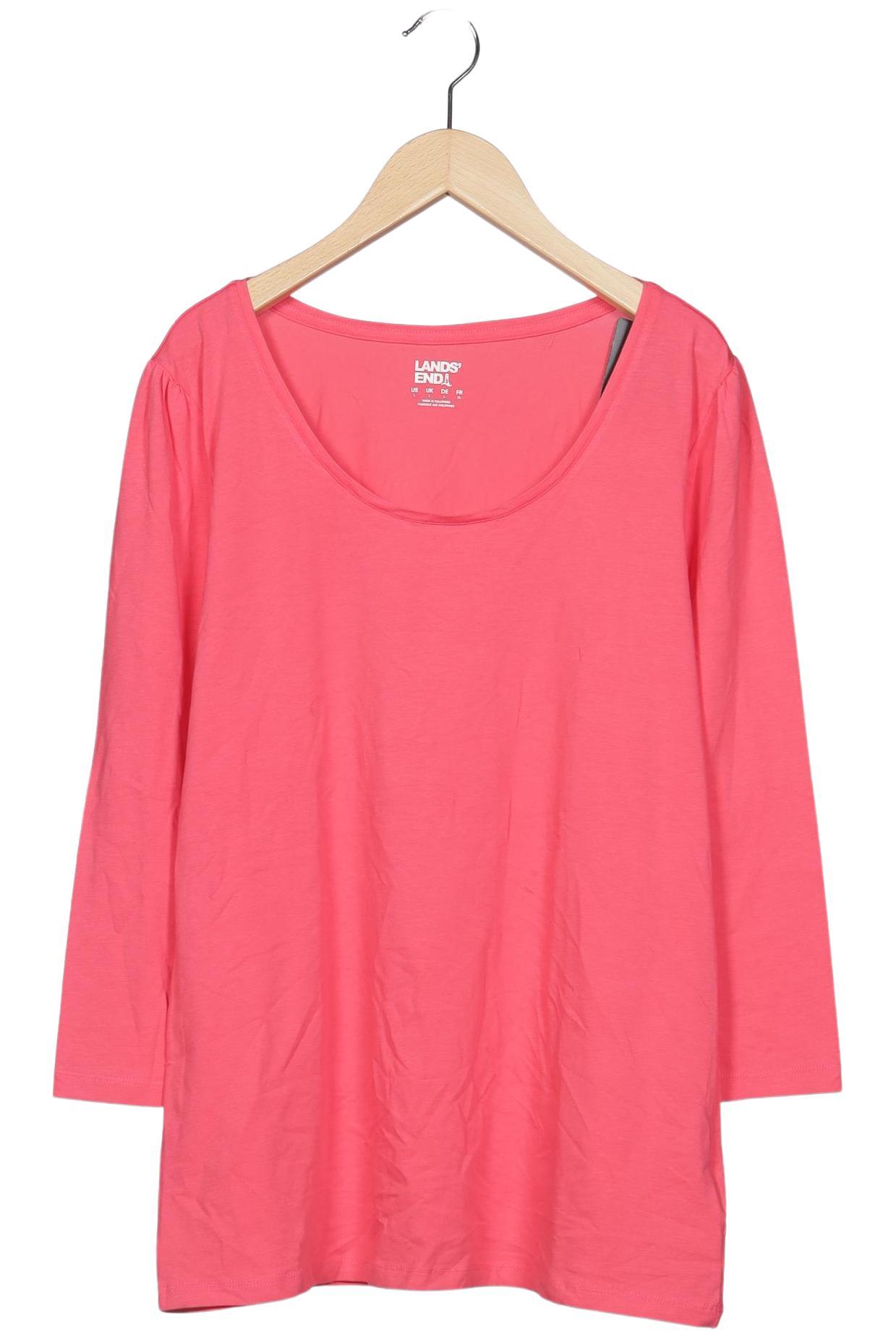 

Lands End Damen Langarmshirt, pink, Gr. 42