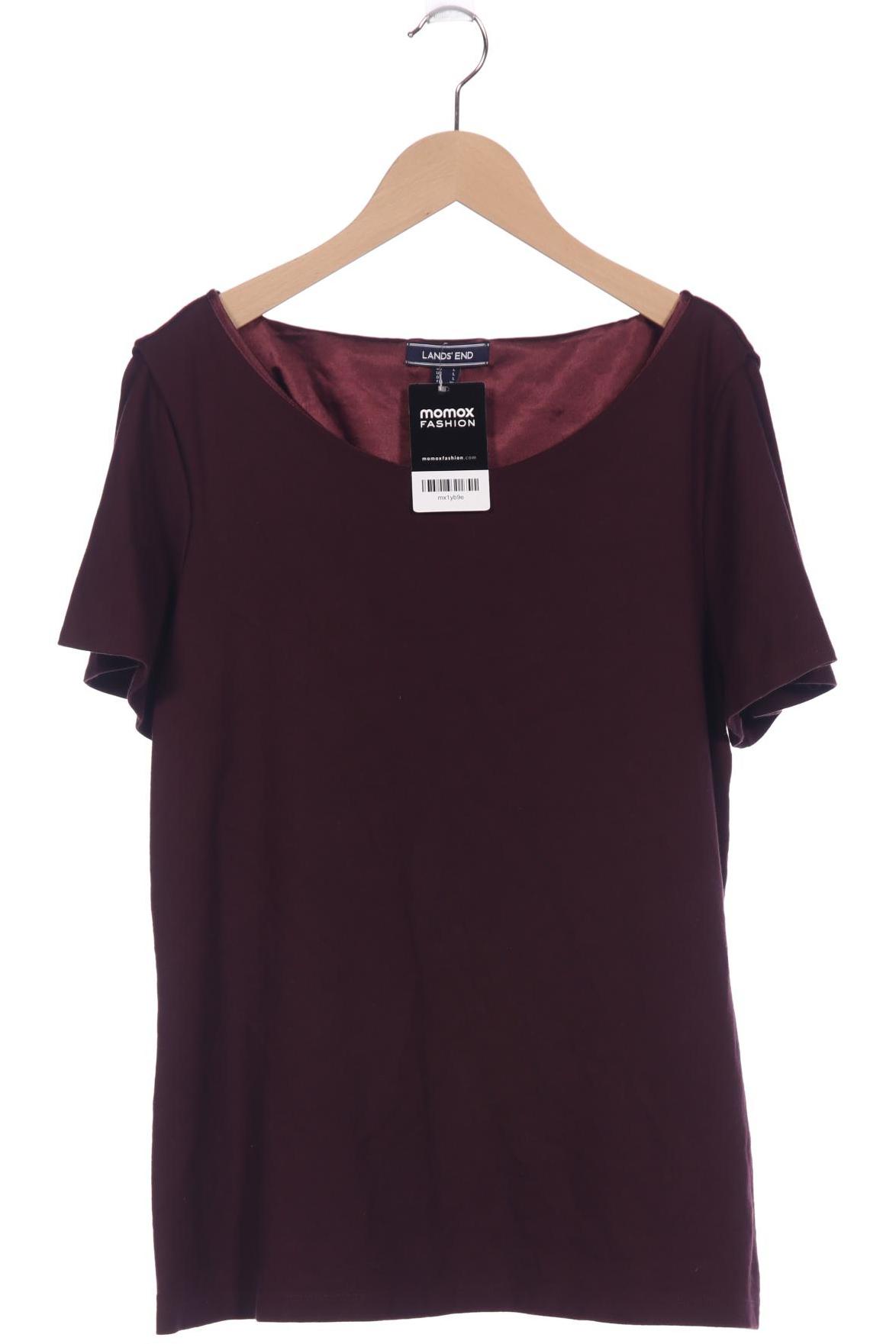 

Lands End Damen T-Shirt, bordeaux, Gr. 42