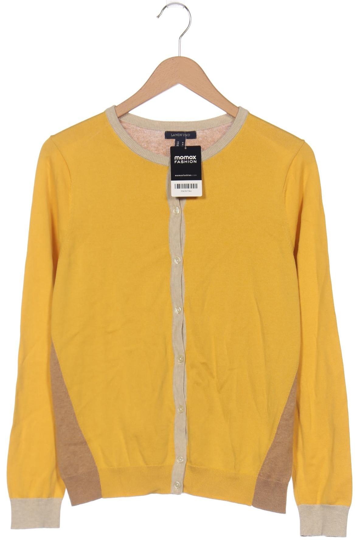 

Lands End Damen Strickjacke, gelb, Gr. 38