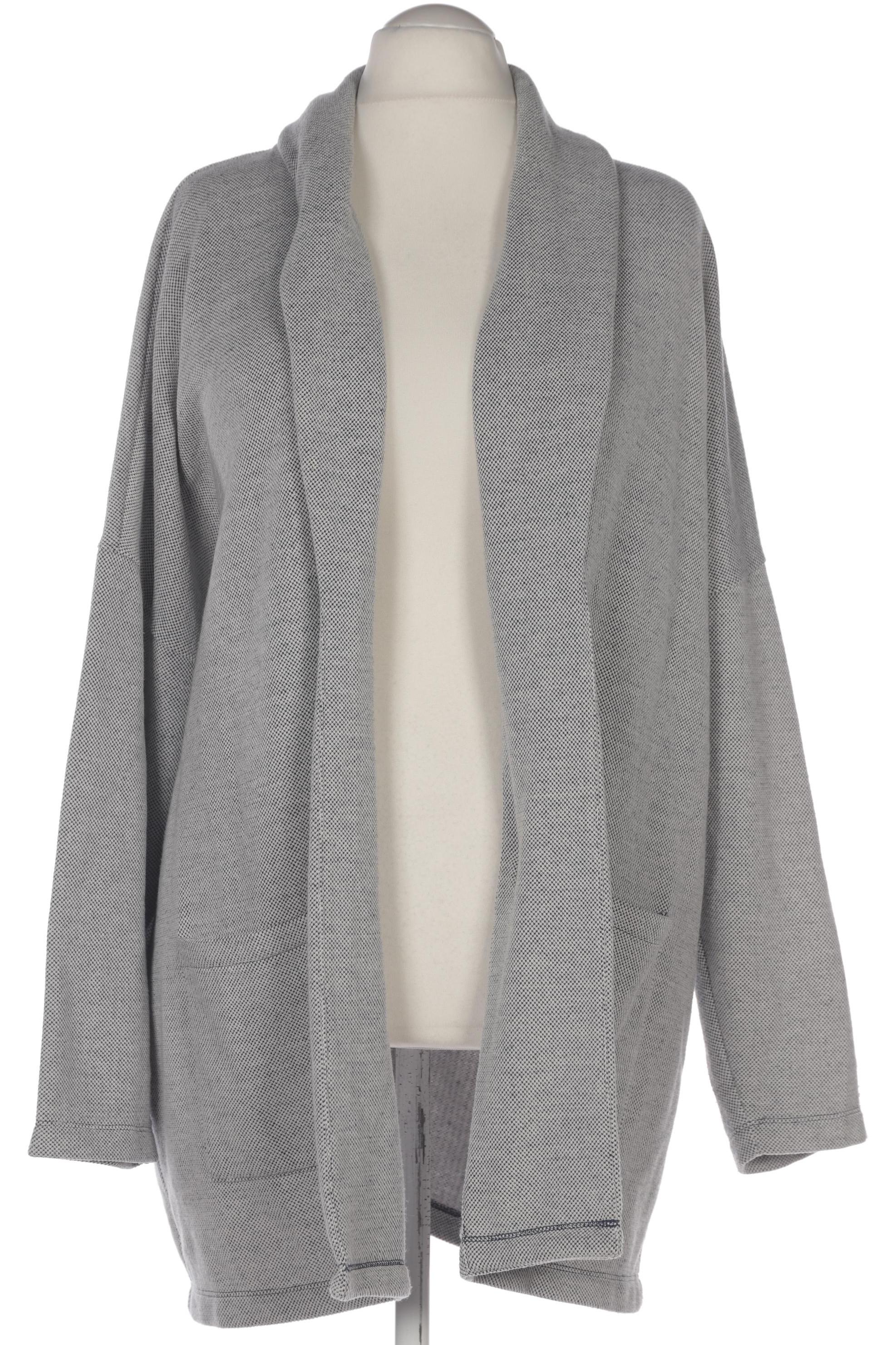 

Lands End Damen Strickjacke, grau, Gr. 52