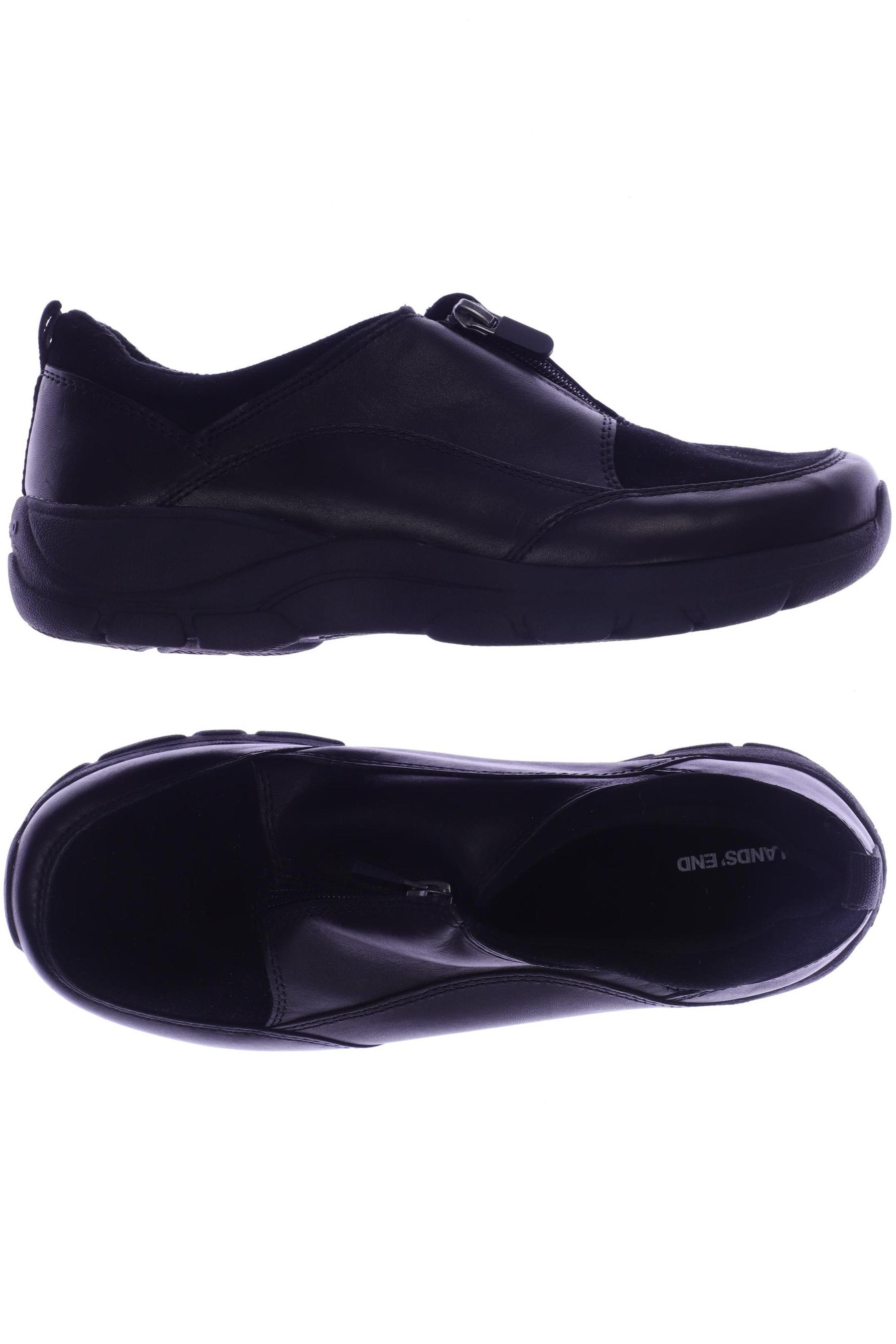 

Lands End Damen Halbschuh, schwarz, Gr. 41