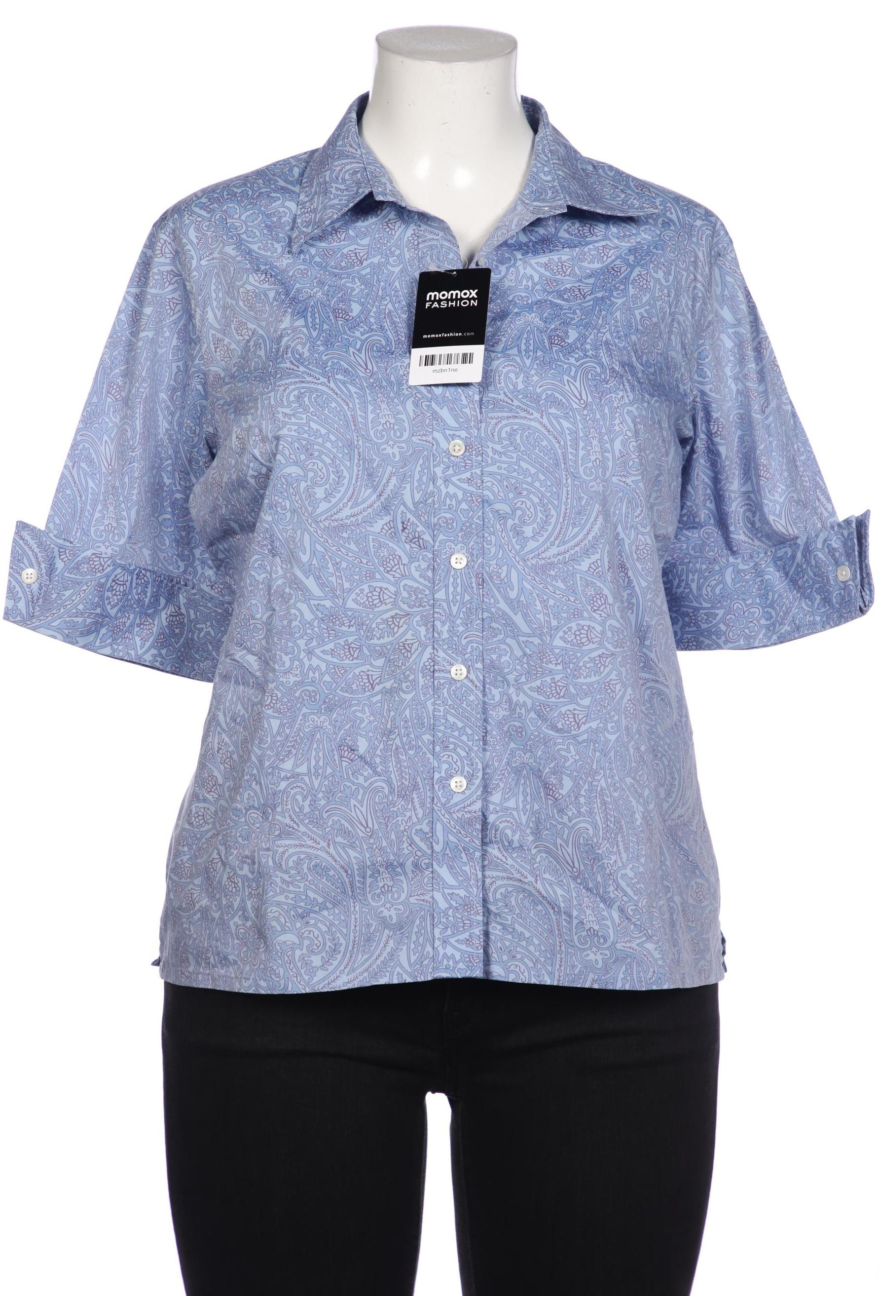 

Lands End Damen Bluse, blau, Gr. 14