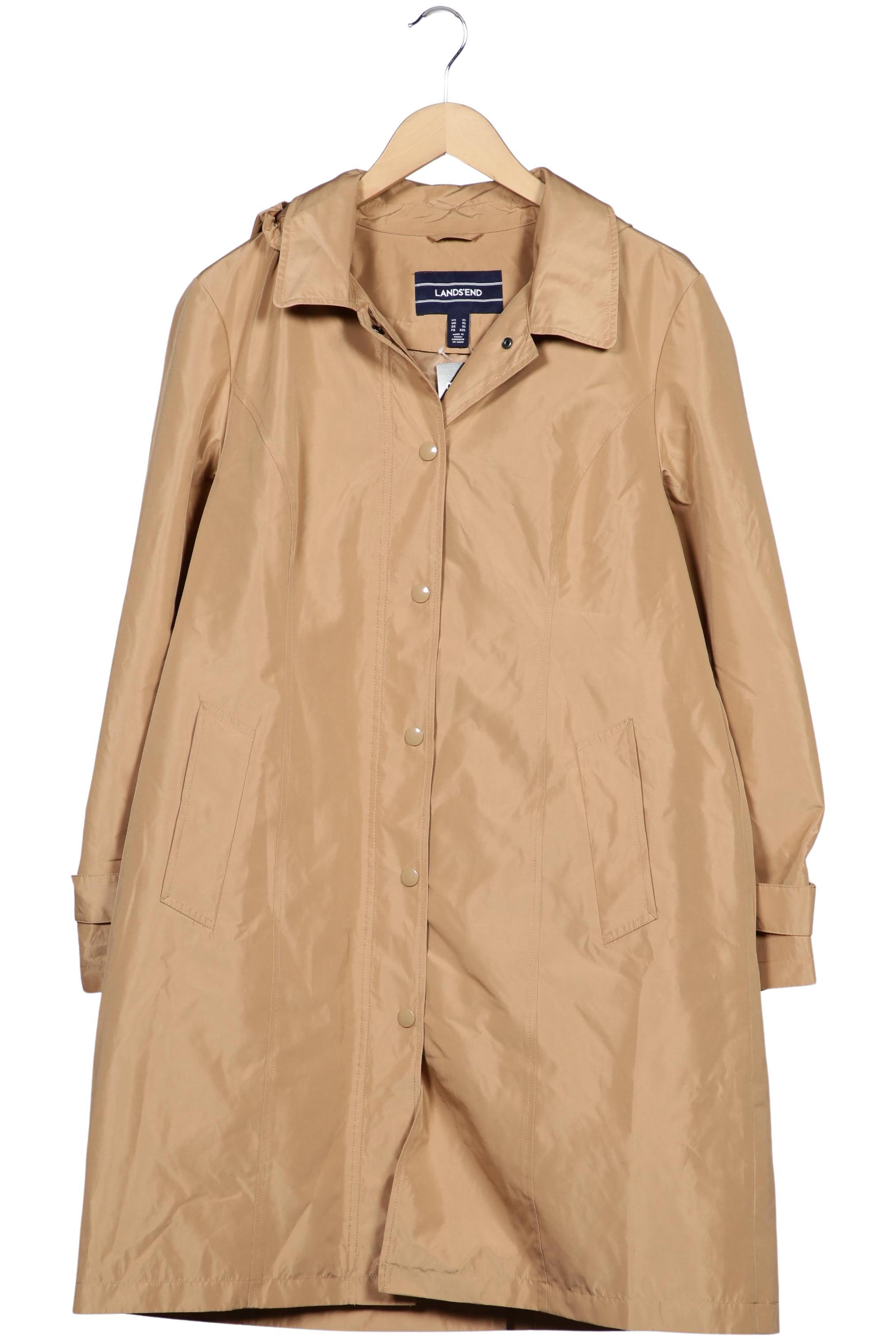 

Lands End Damen Mantel, beige, Gr. 44