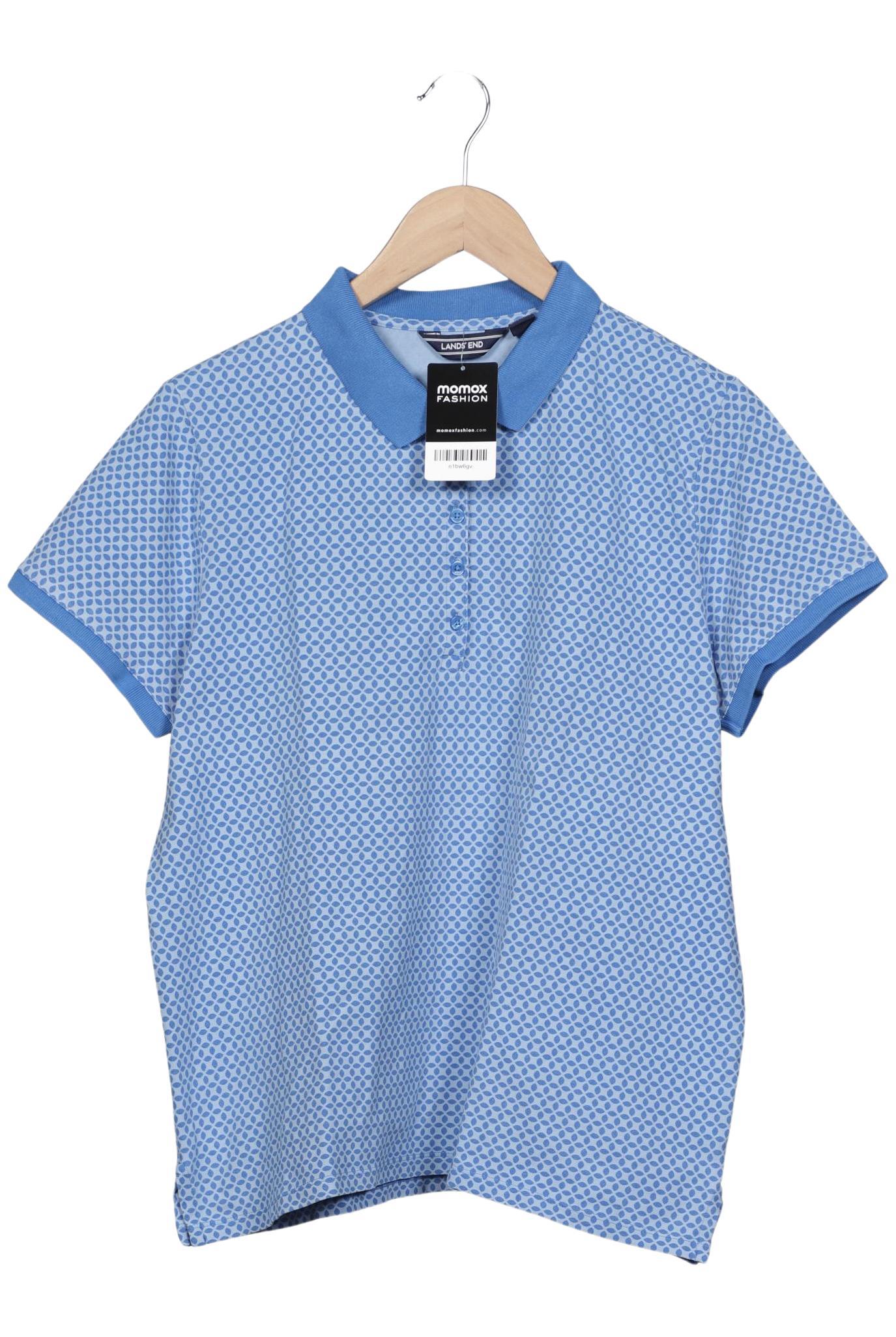 

Lands End Damen Poloshirt, blau, Gr. 42