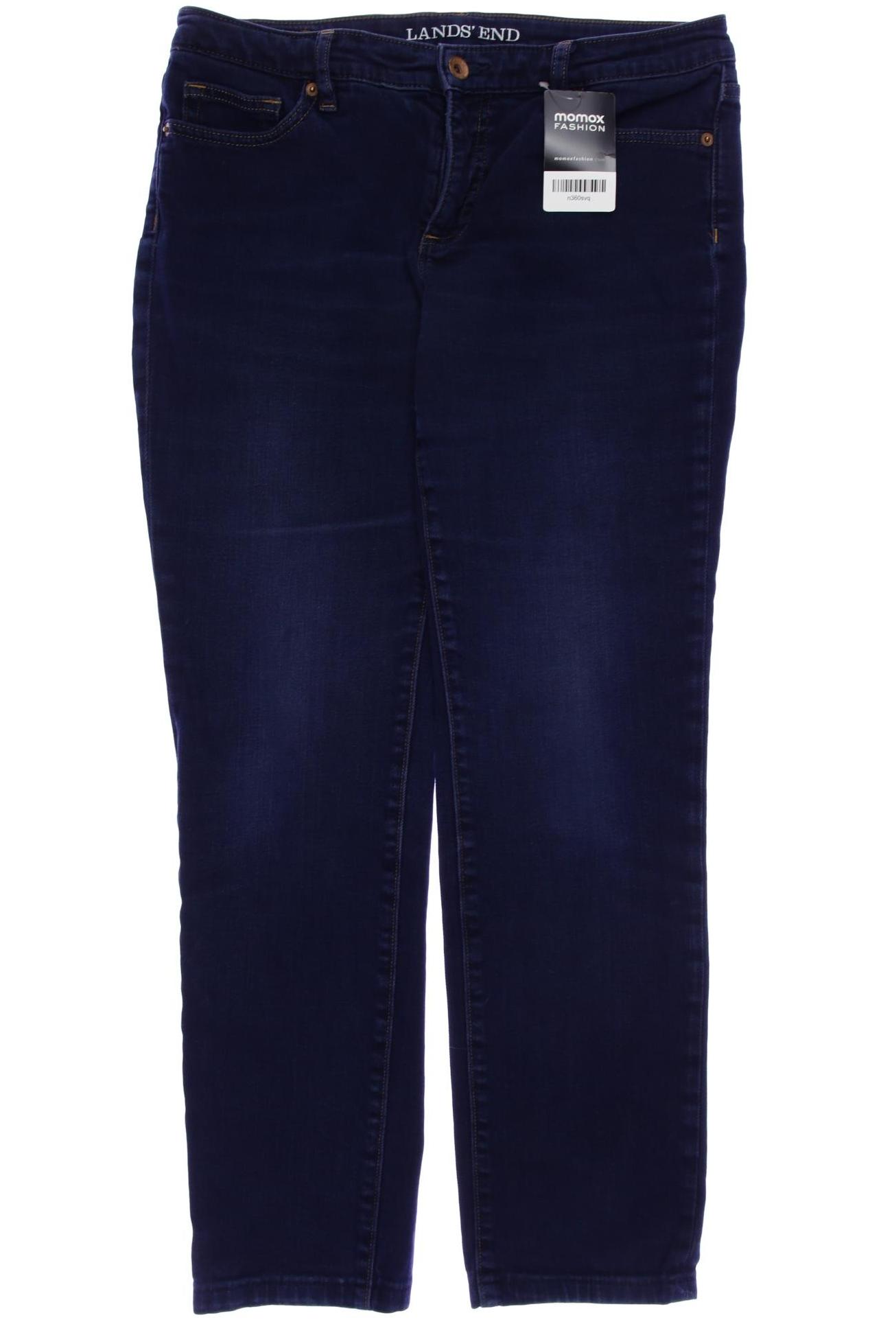 

Lands End Damen Jeans, marineblau, Gr. 8