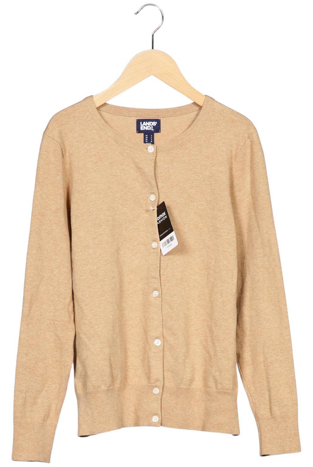 

Lands End Damen Strickjacke, beige, Gr. 36