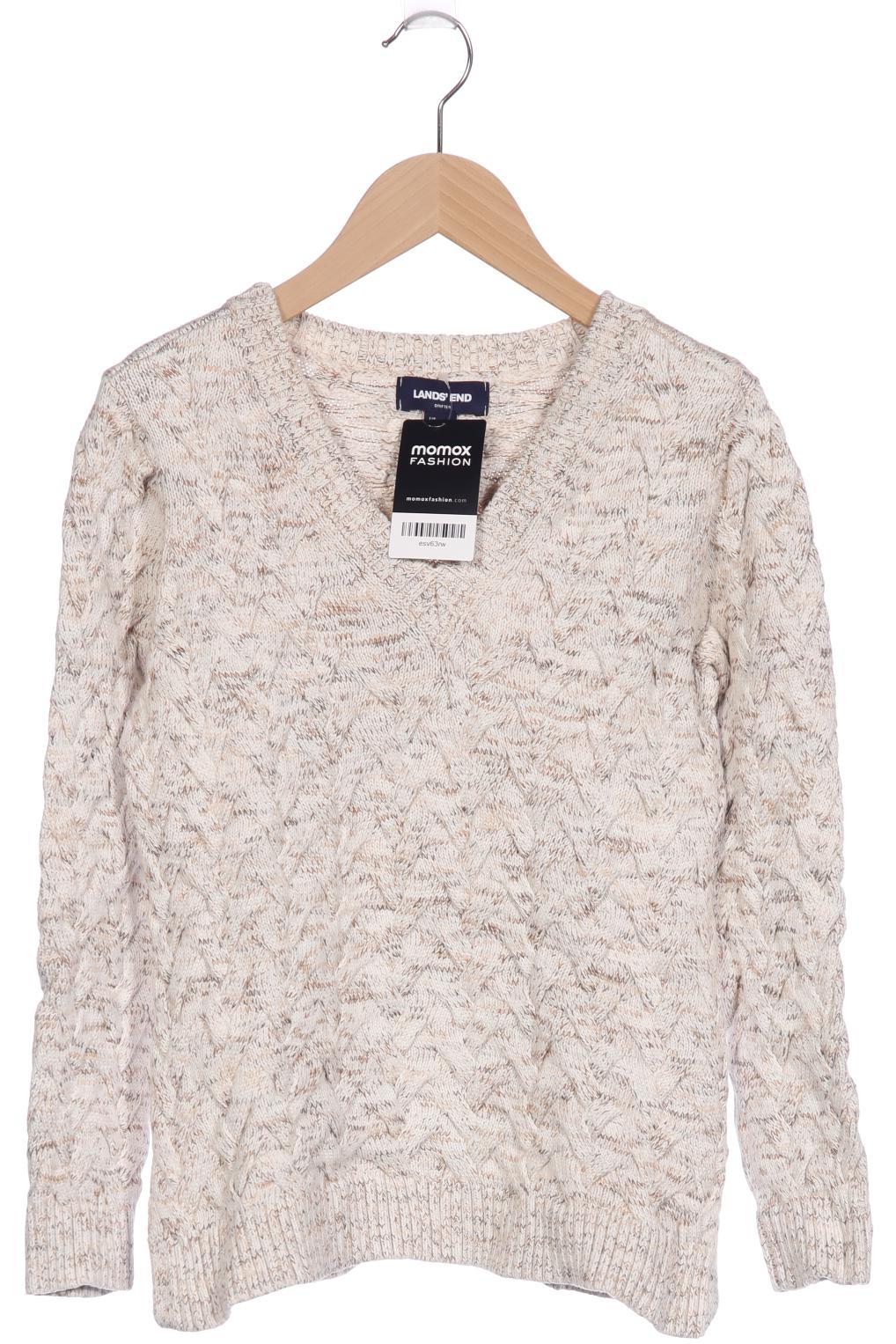 

Lands End Damen Pullover, beige, Gr. 34