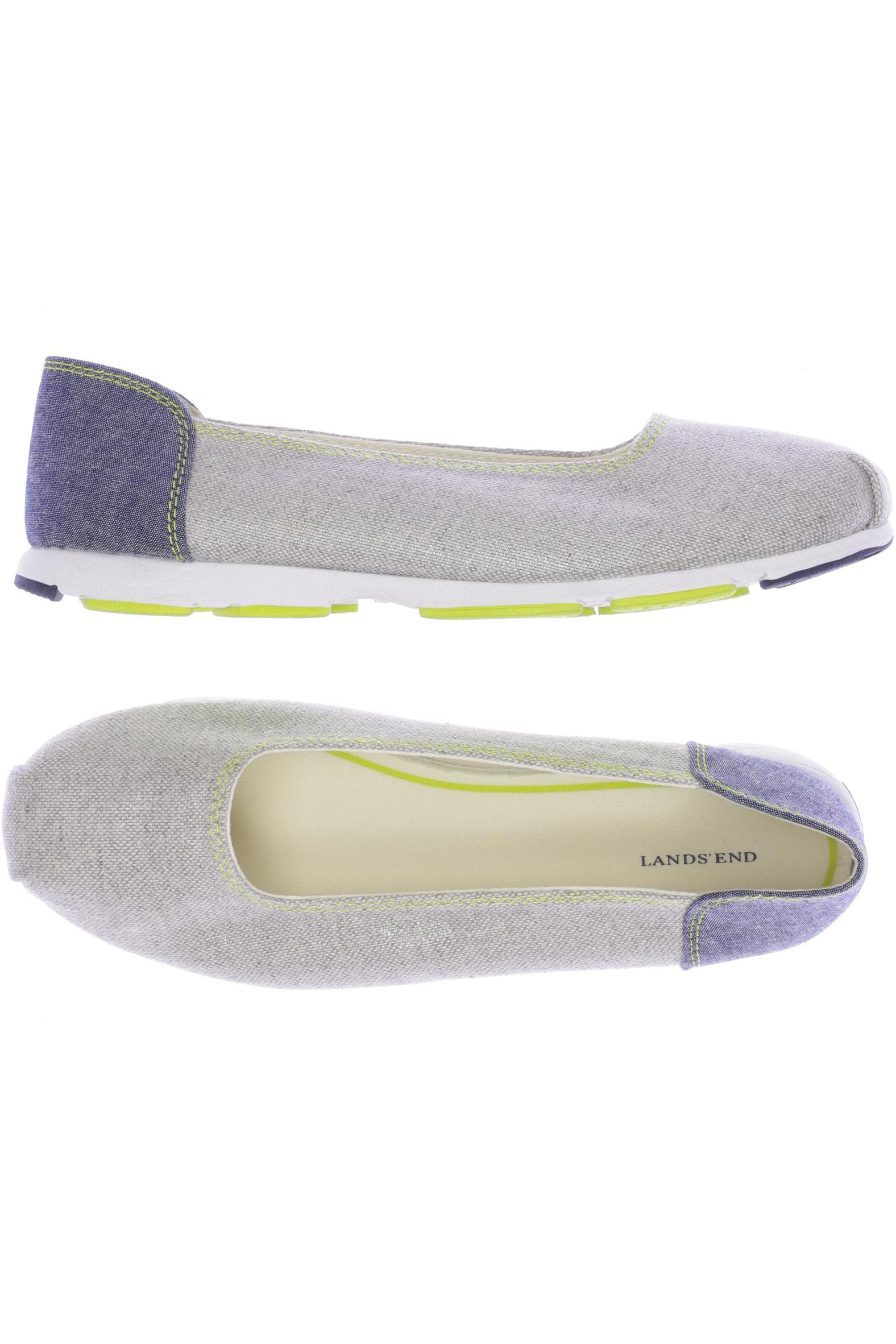 

Lands End Damen Ballerinas, grau, Gr. 37.5