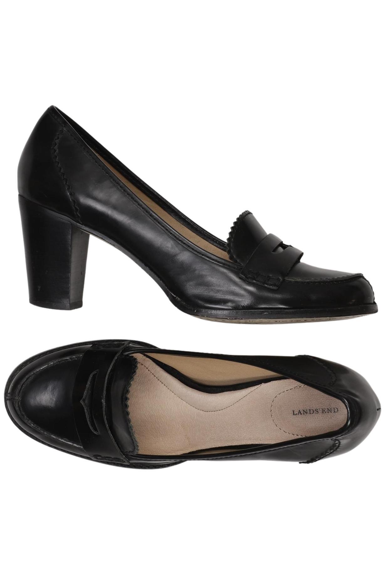 

Lands End Damen Halbschuh, schwarz, Gr. 41.5