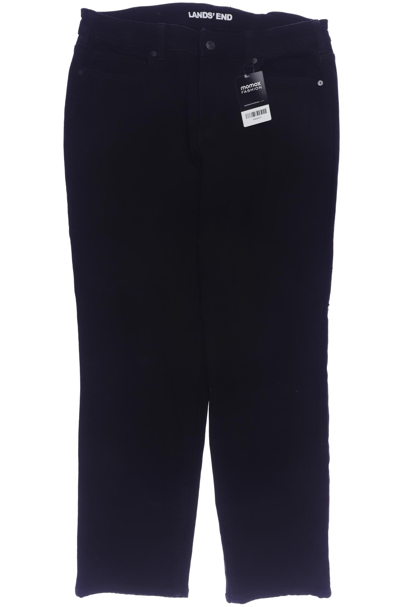 

Lands End Damen Jeans, schwarz, Gr. 48