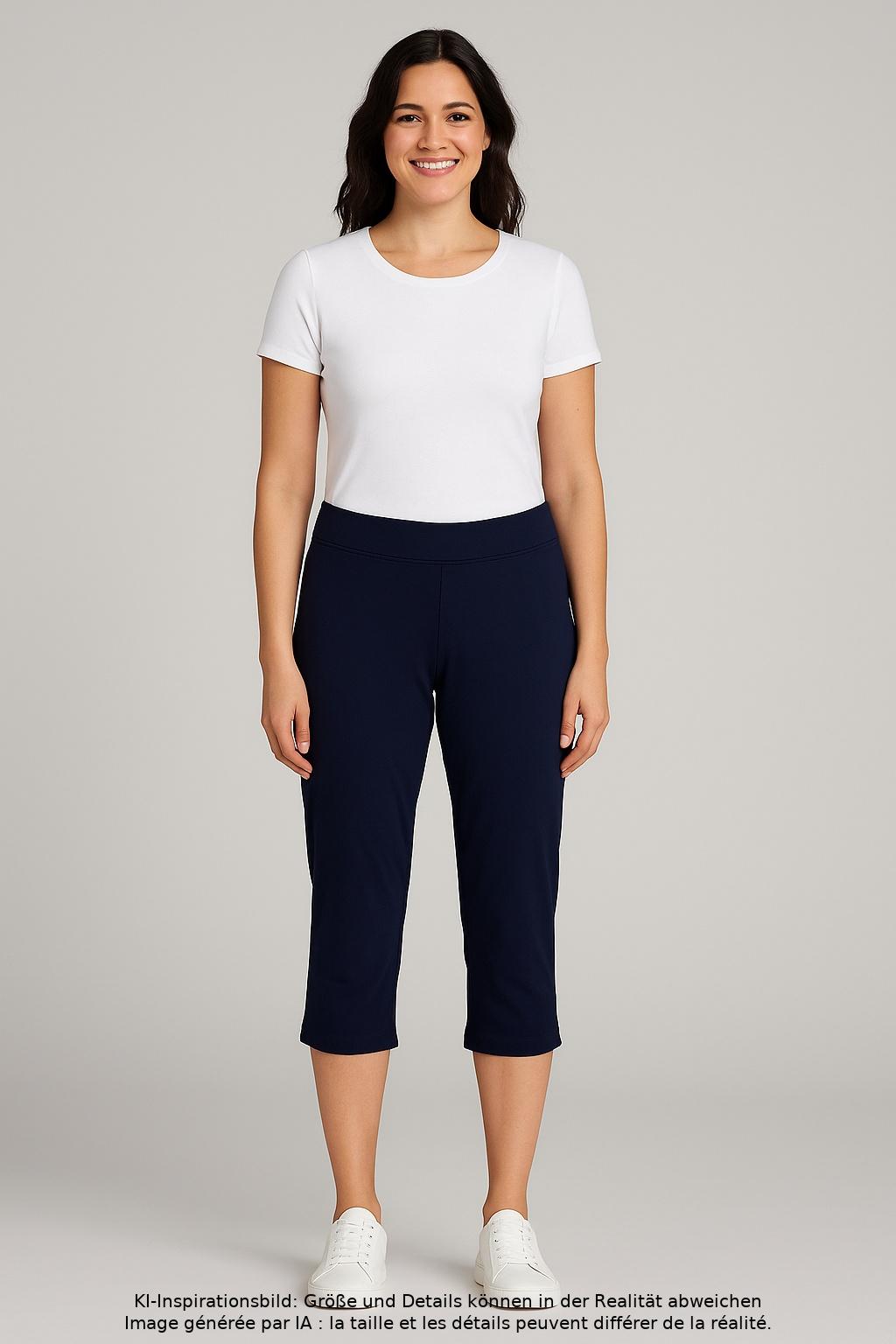 

Lands End Damen Stoffhose, marineblau, Gr. 0