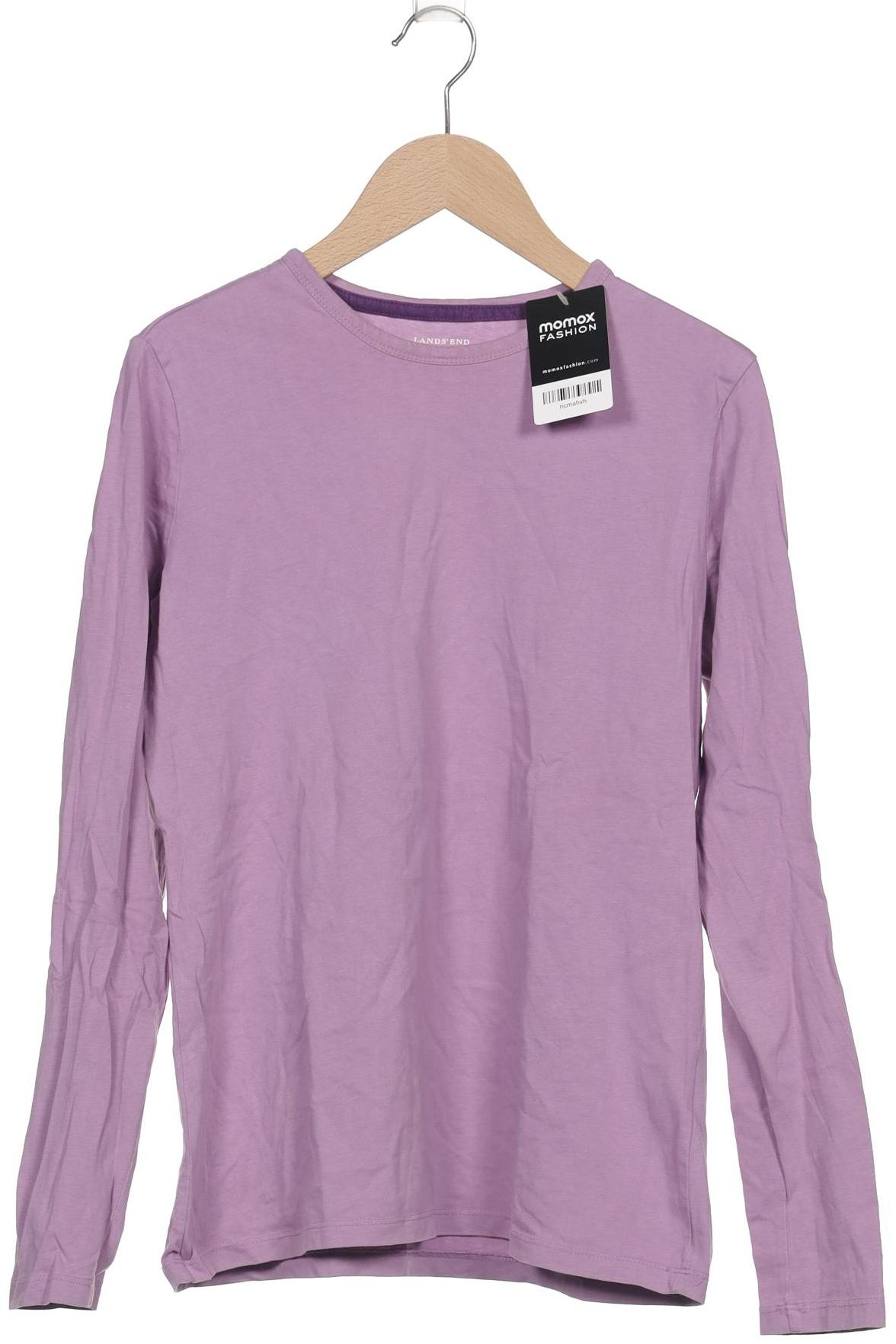 

Lands End Damen Langarmshirt, flieder, Gr. 36
