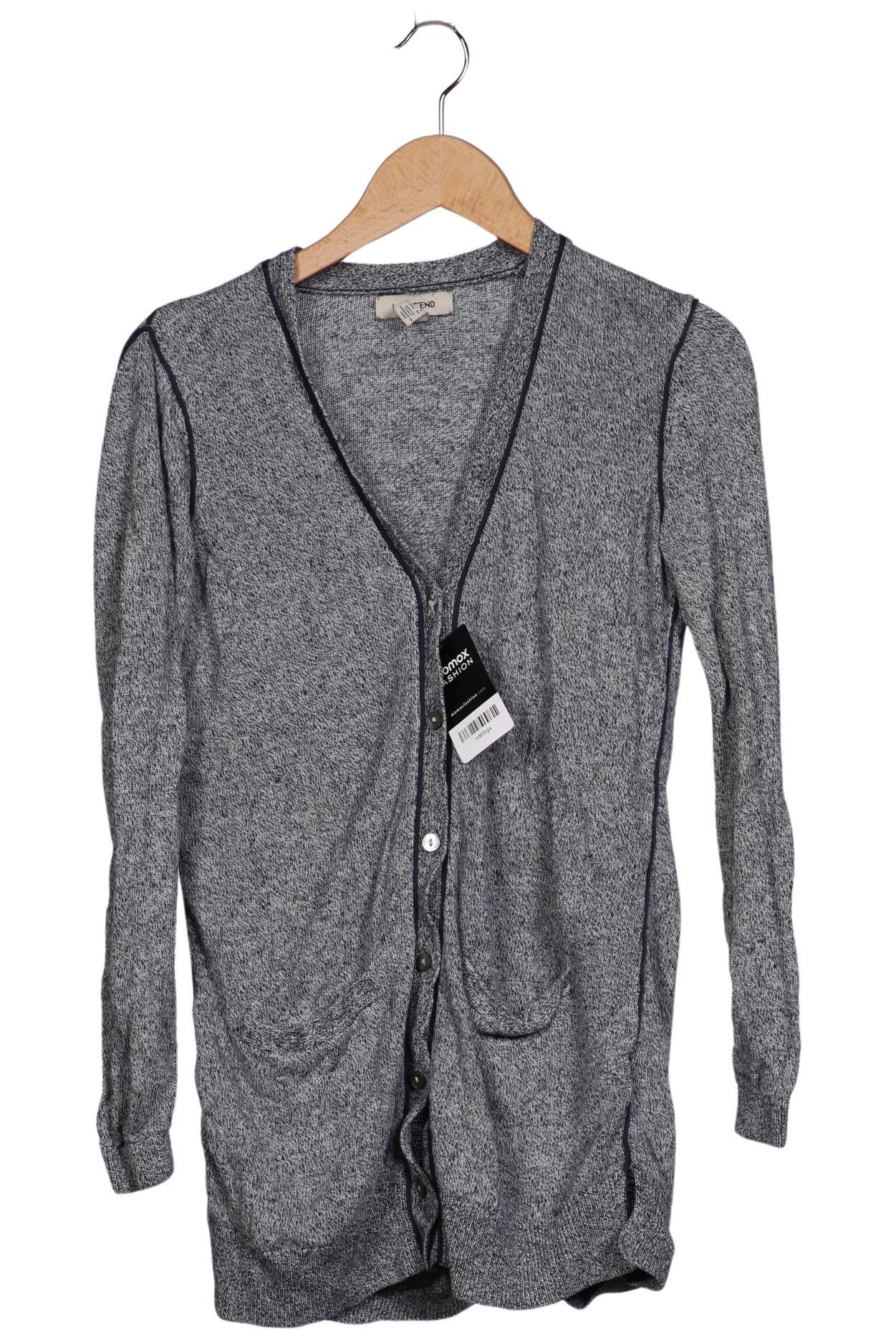 

Lands End Damen Strickjacke, grau, Gr. 34