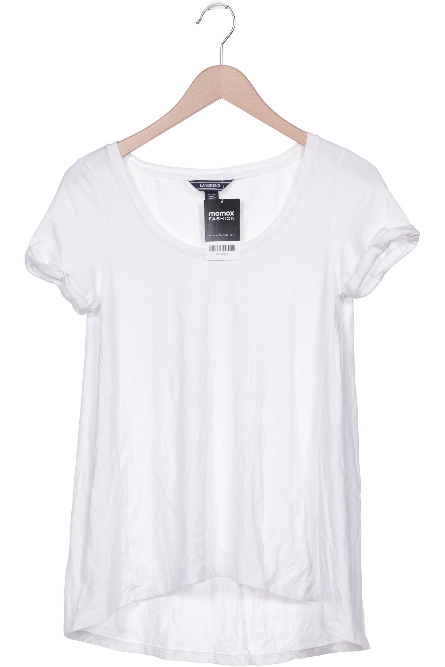 

Lands End Damen T-Shirt, weiß, Gr. 34