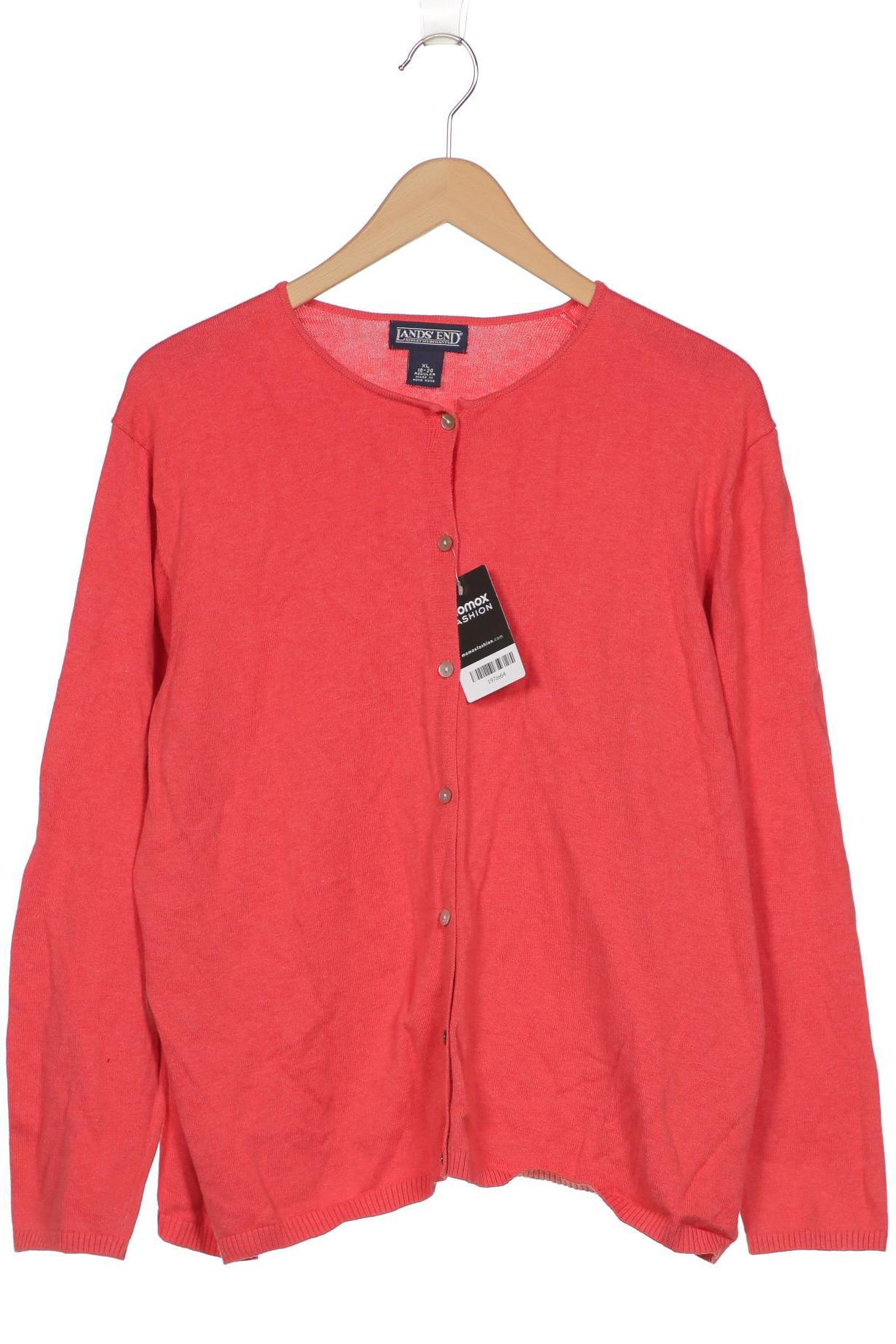 

Lands End Damen Strickjacke, rot, Gr. 44