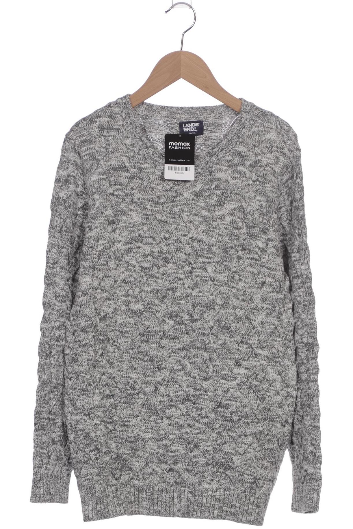 

Lands End Damen Pullover, grau, Gr. 38