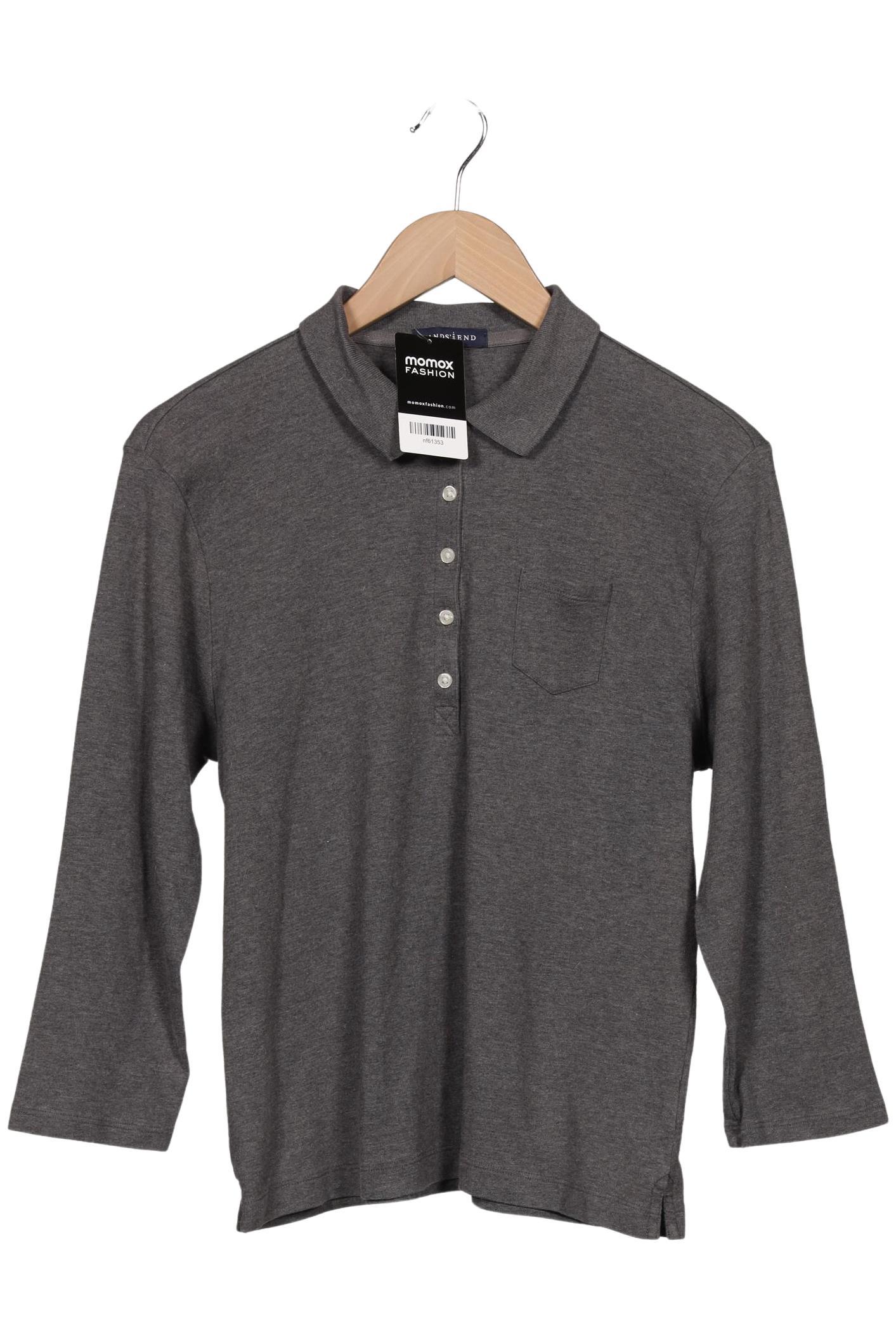 

Lands End Damen Poloshirt, grau, Gr. 42