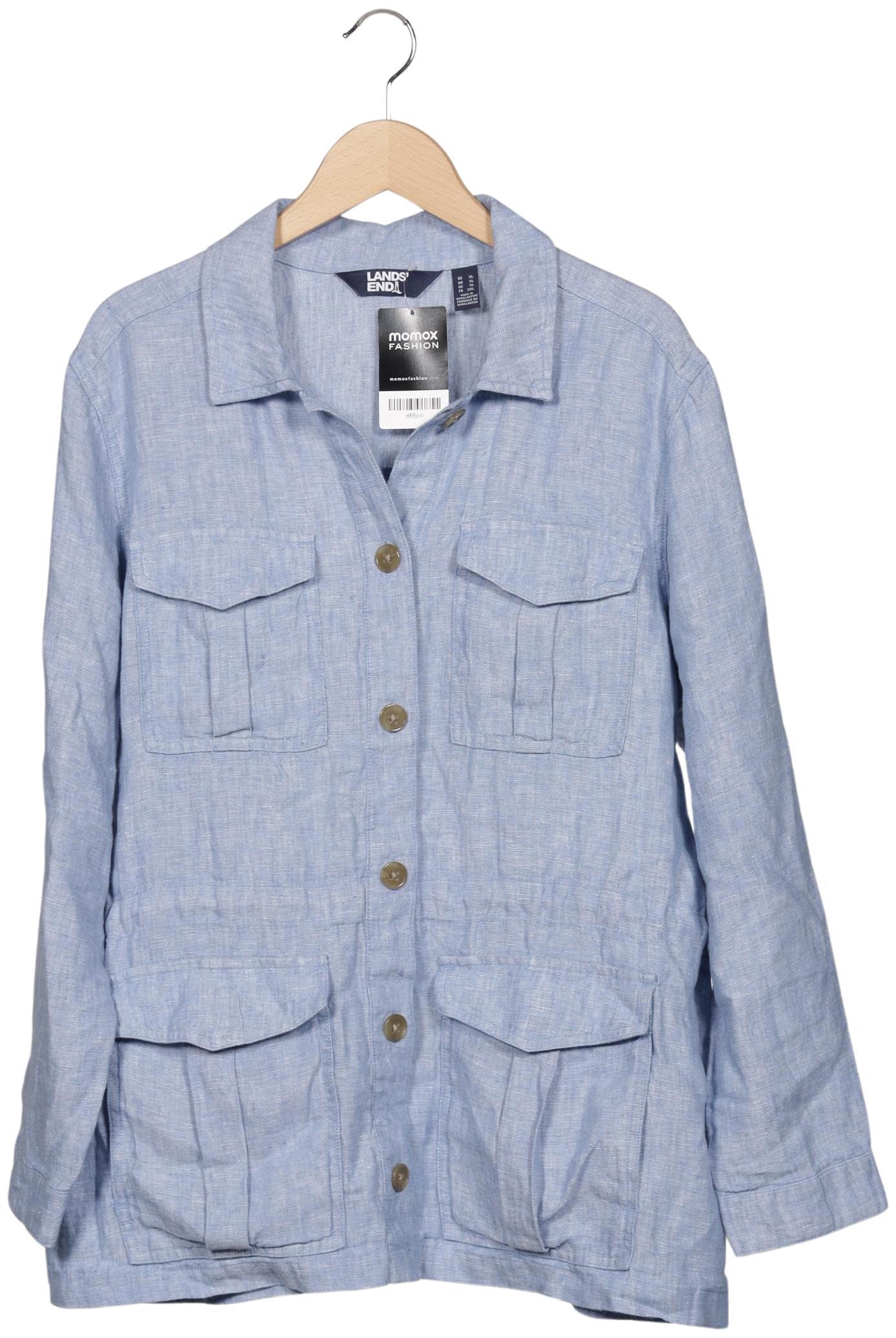 

Lands End Damen Jacke, hellblau, Gr. 44