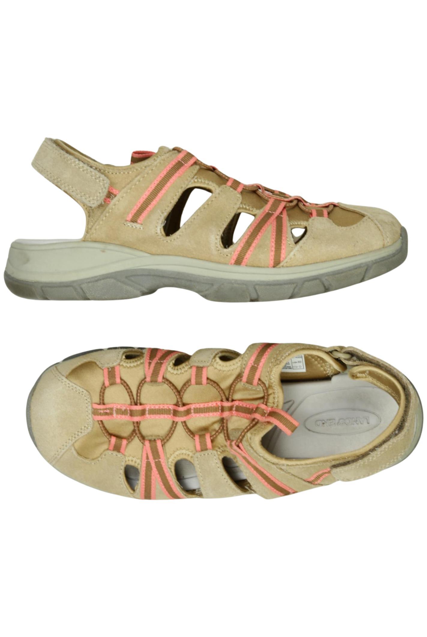 

Lands End Damen Sandale, beige, Gr. 38.5