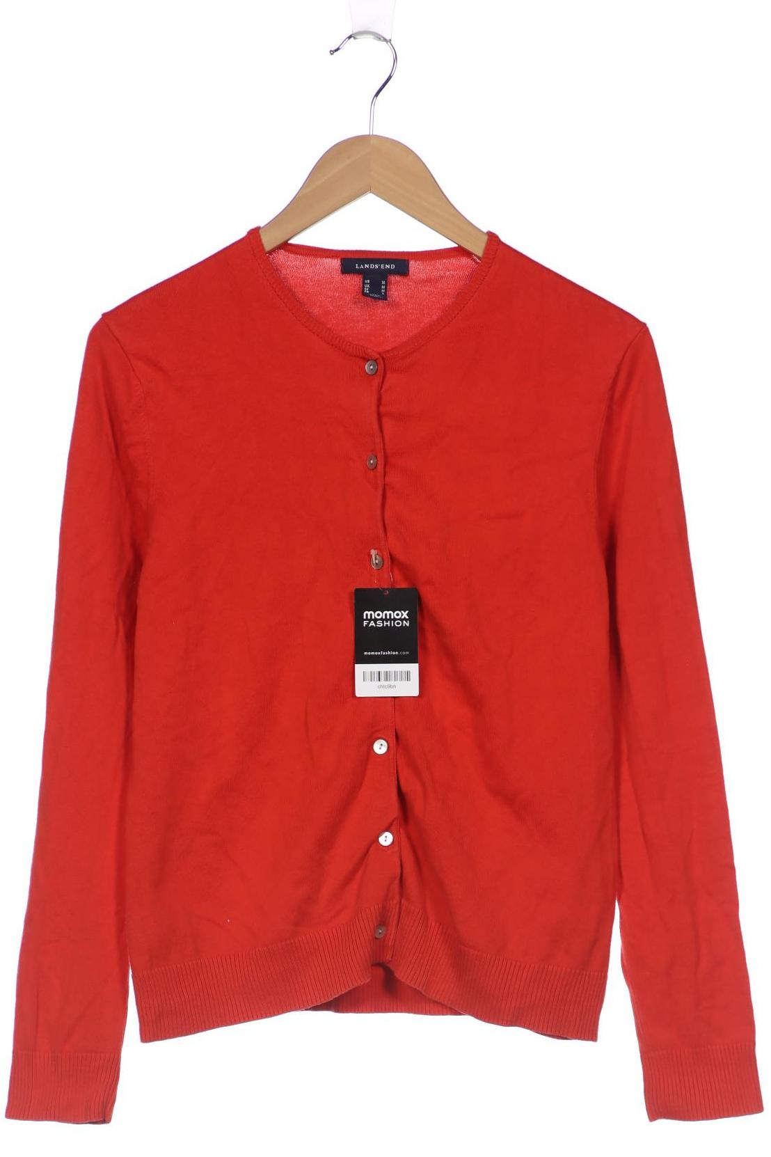 

Lands End Damen Strickjacke, rot, Gr. 38