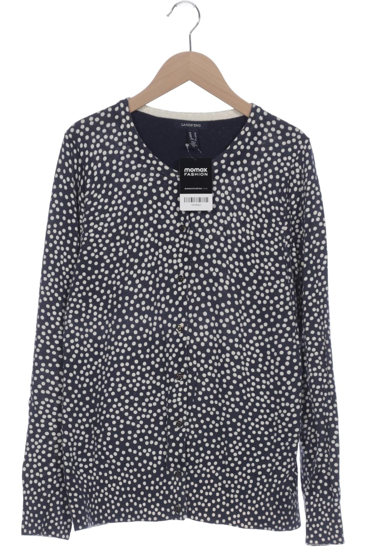 

Lands End Damen Strickjacke, grau, Gr. 38