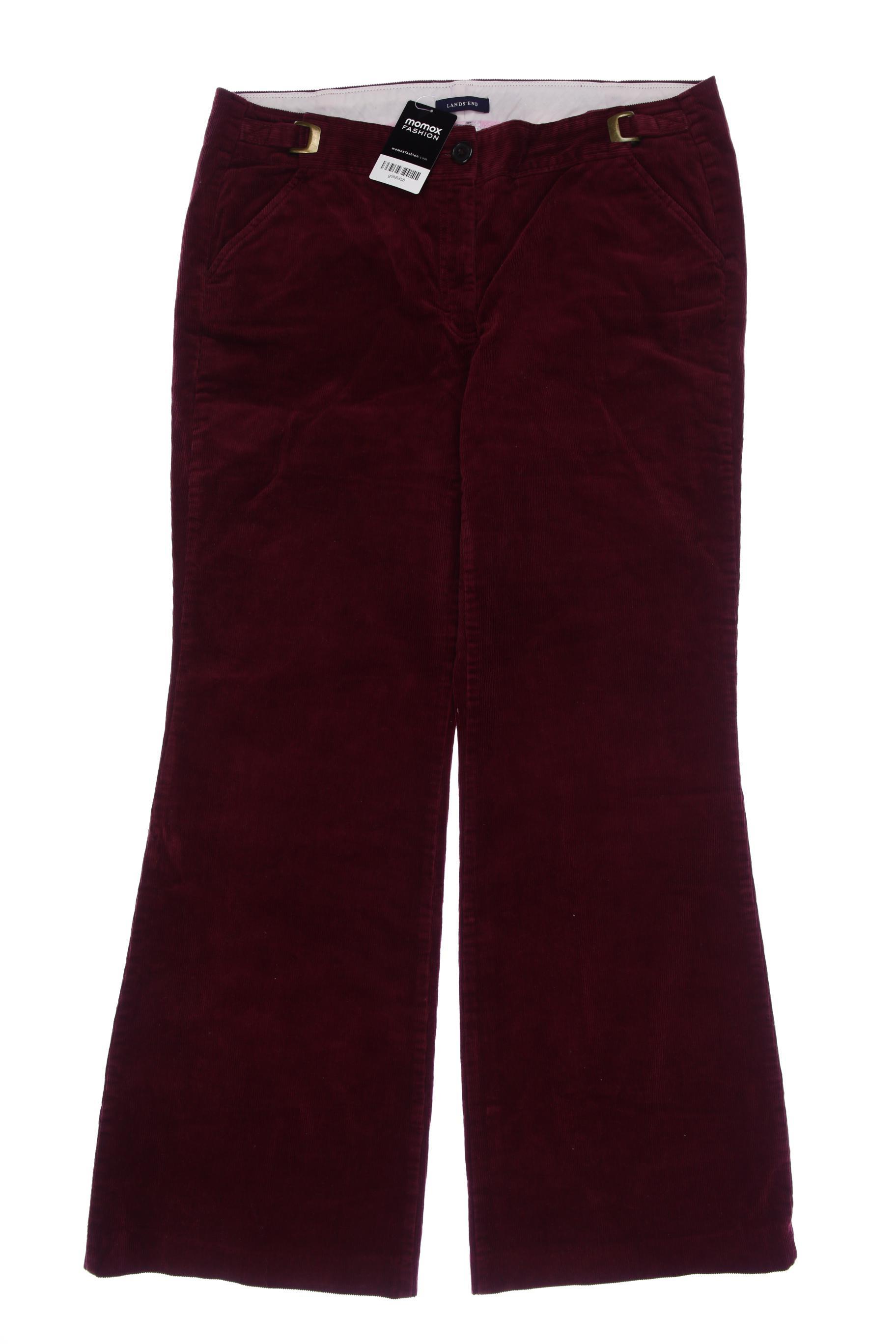 

Lands End Damen Stoffhose, bordeaux, Gr. 36