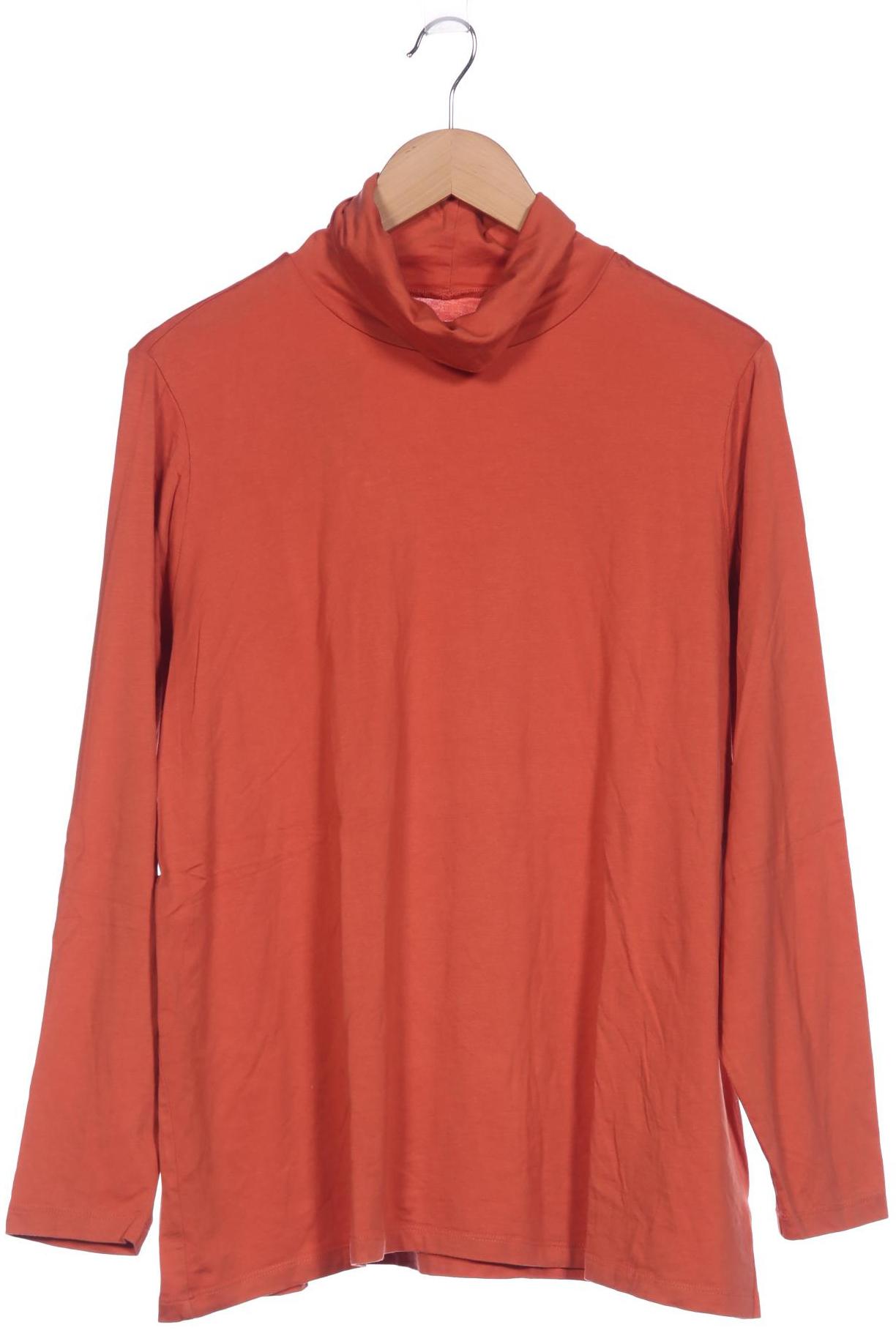 

Lands End Damen Langarmshirt, orange, Gr. 52