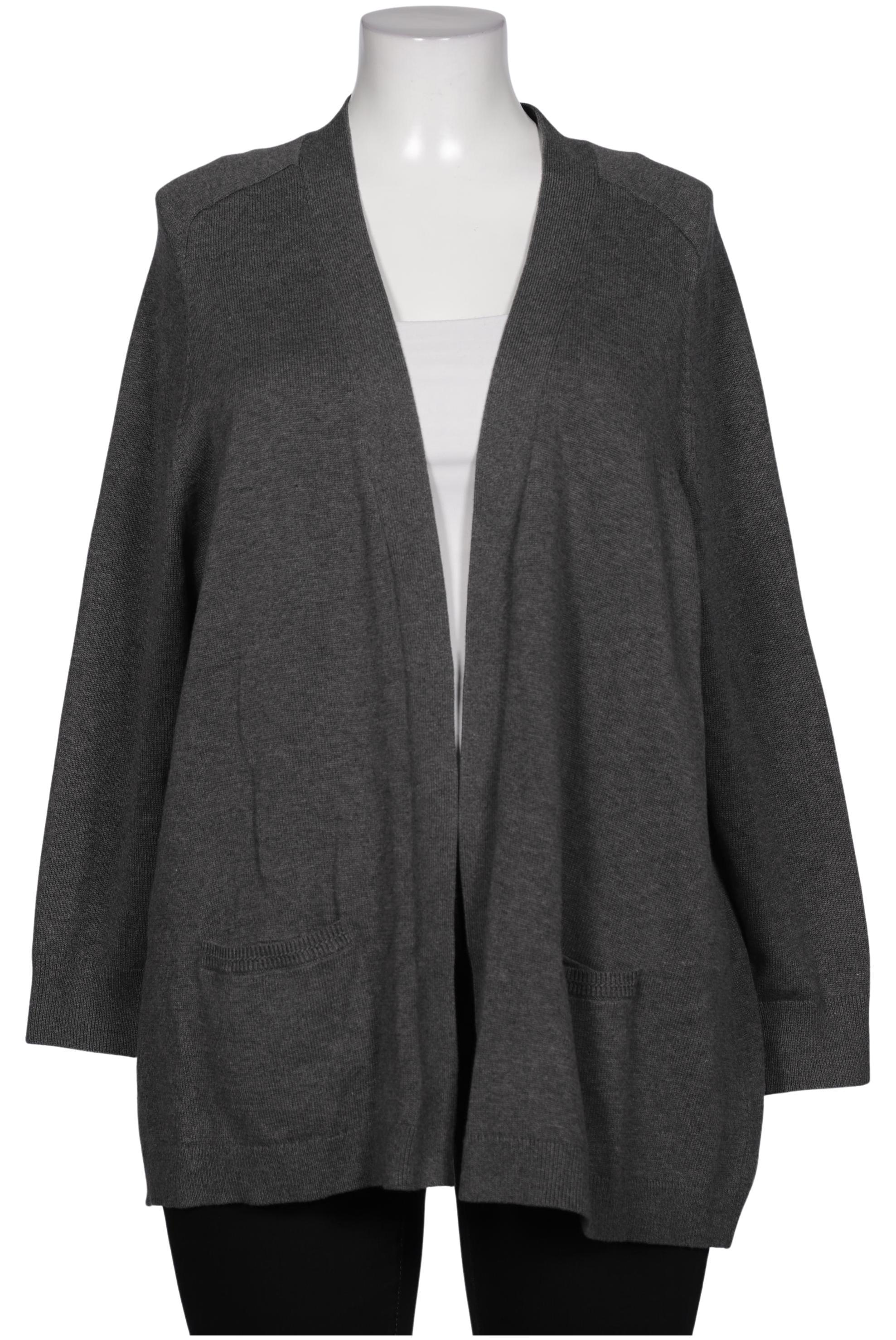 

Lands End Damen Strickjacke, grau, Gr. 46